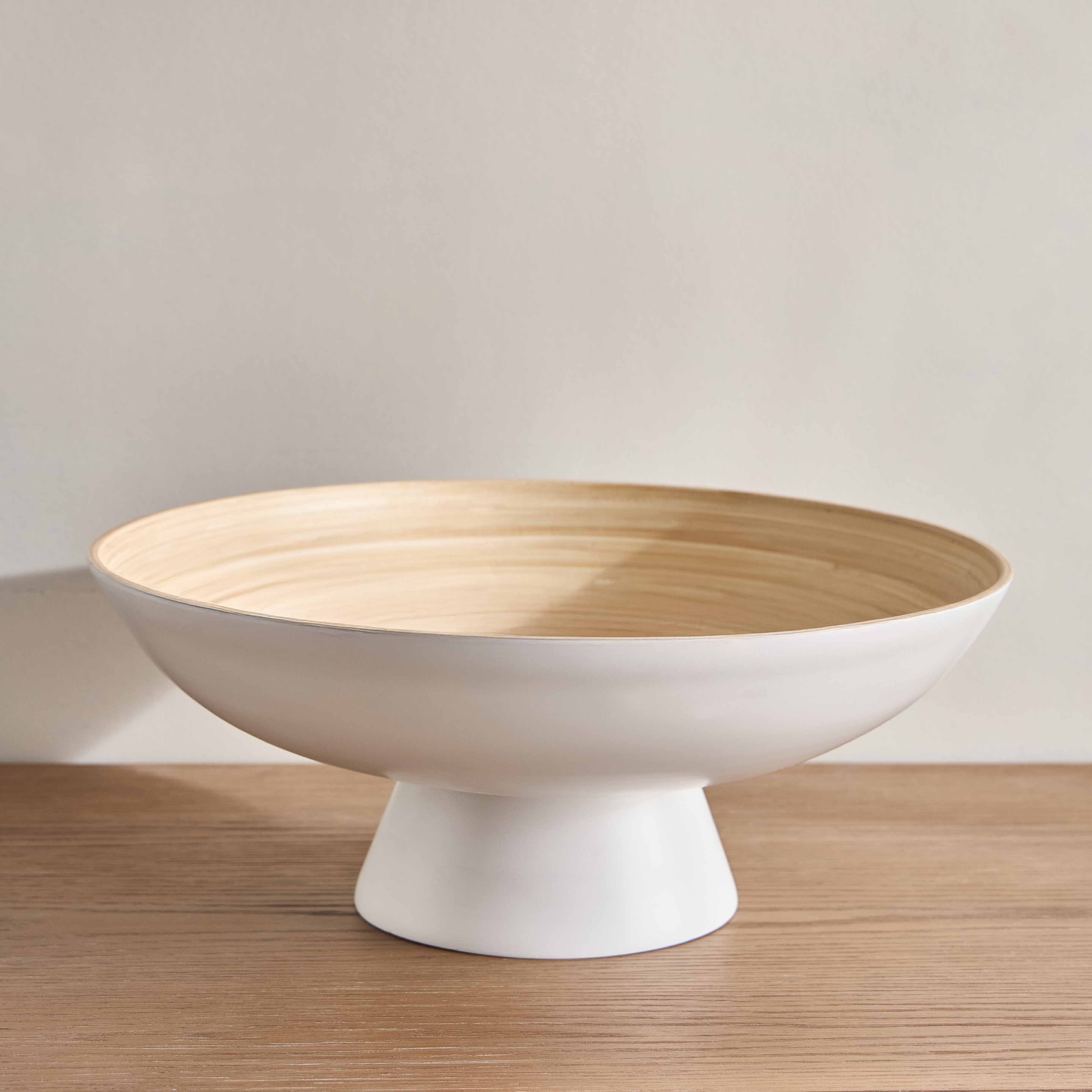 Yara Bamboo Serving Bowl - 40 cm-household-dining-dinnerware-bowls-image-1