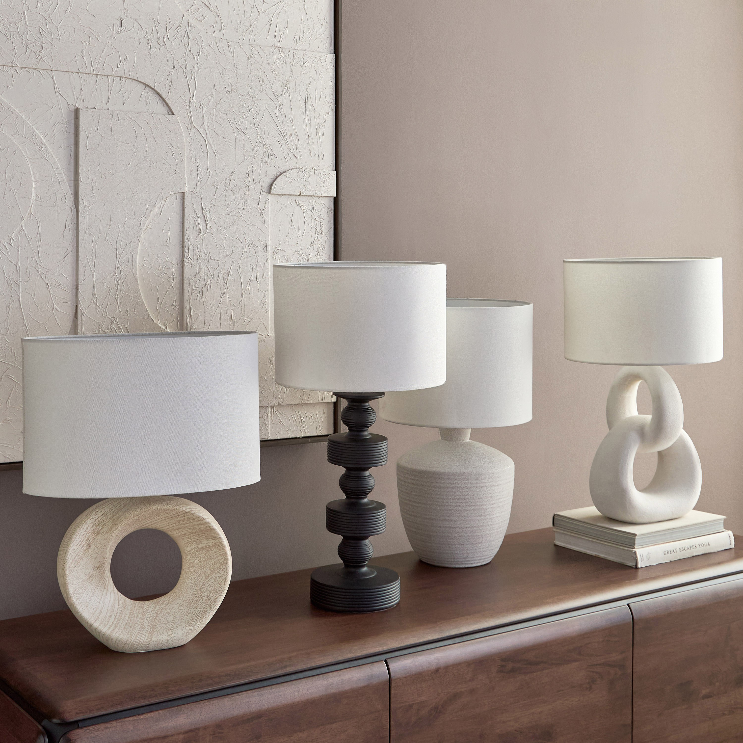 Isla Ceramic Table Lamp - 51 cm-household-lighting-tableanddesklamps-image-5