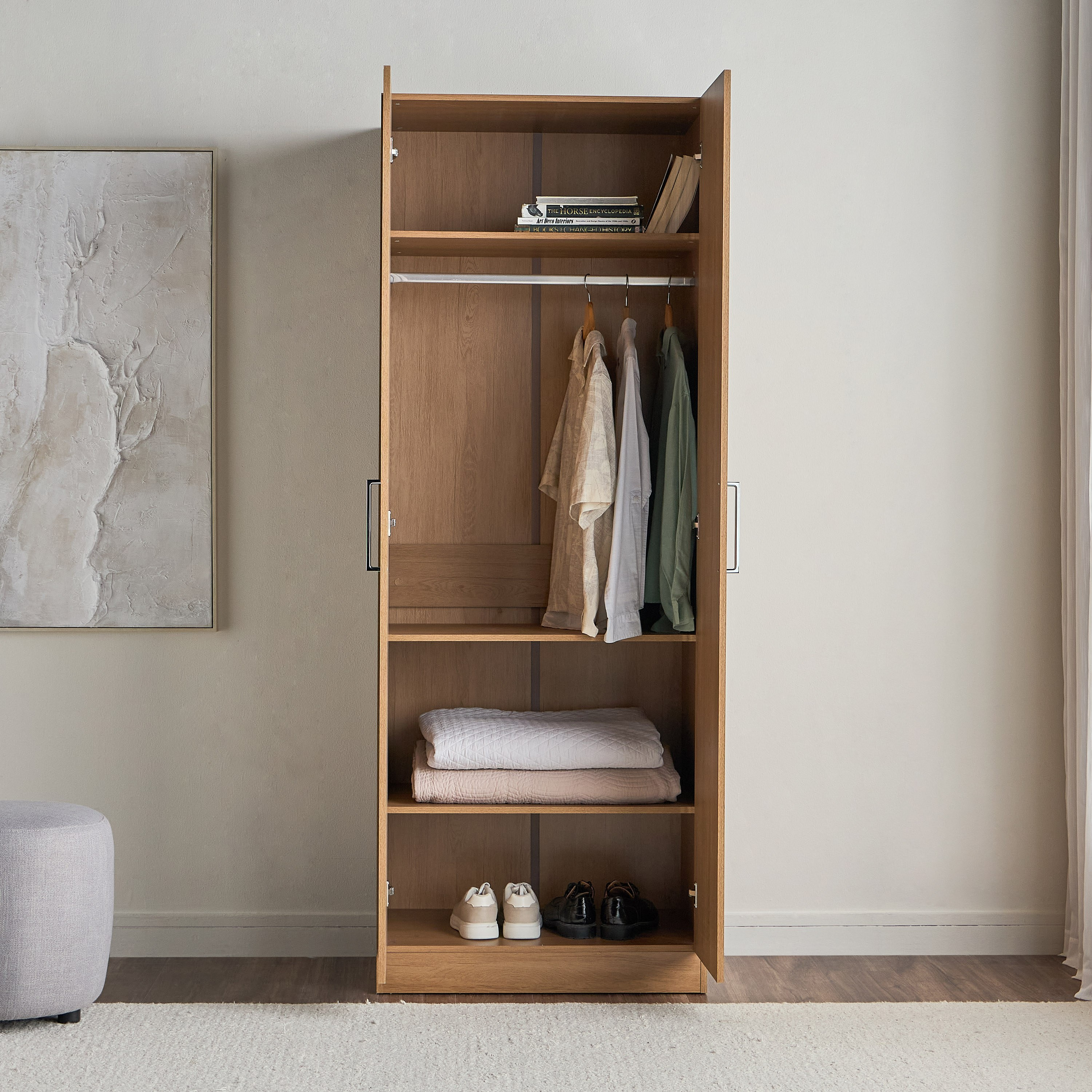 Otis 2-Door Wardrobe with Mirror-furniture-bedroom-wardrobes-image-3