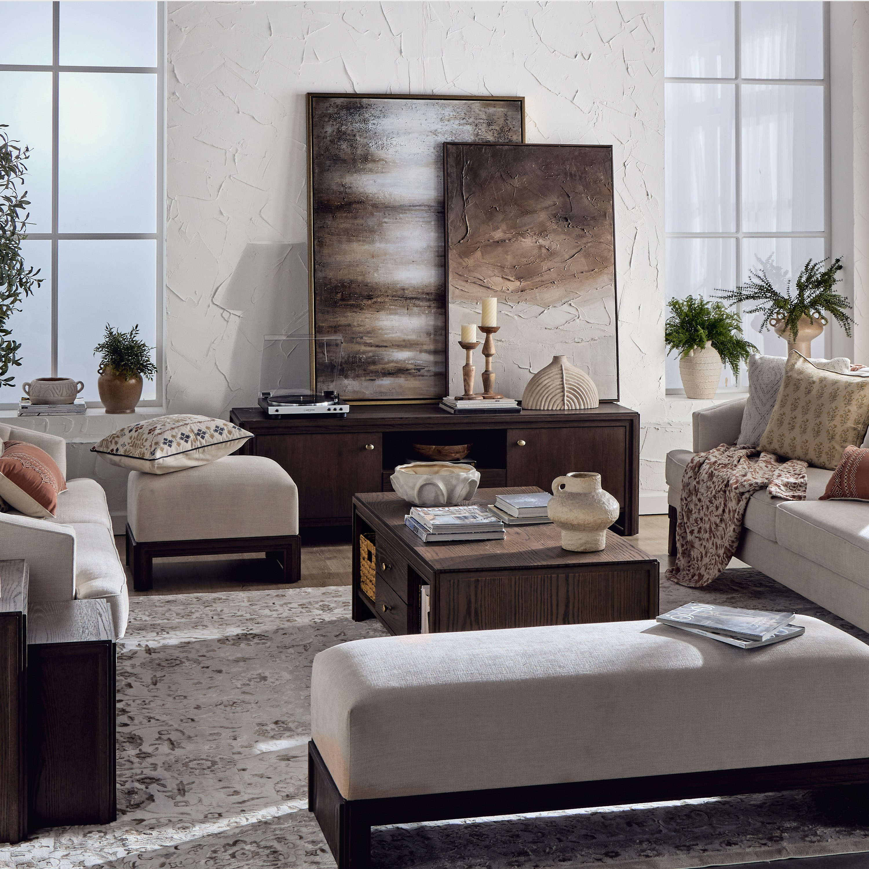 زينة حائط كانفاس مؤطرة - ياديرا- 100x140 سم-household-walldecorandmirrors-wallart-image-4