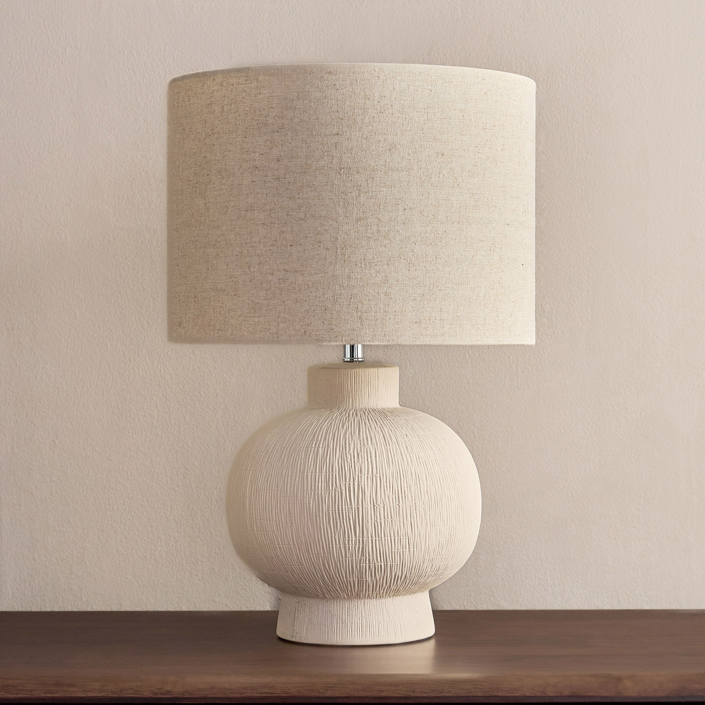 Huggon Ceramic Table Lamp - 54 cm-household-lighting-tableanddesklamps-image-1