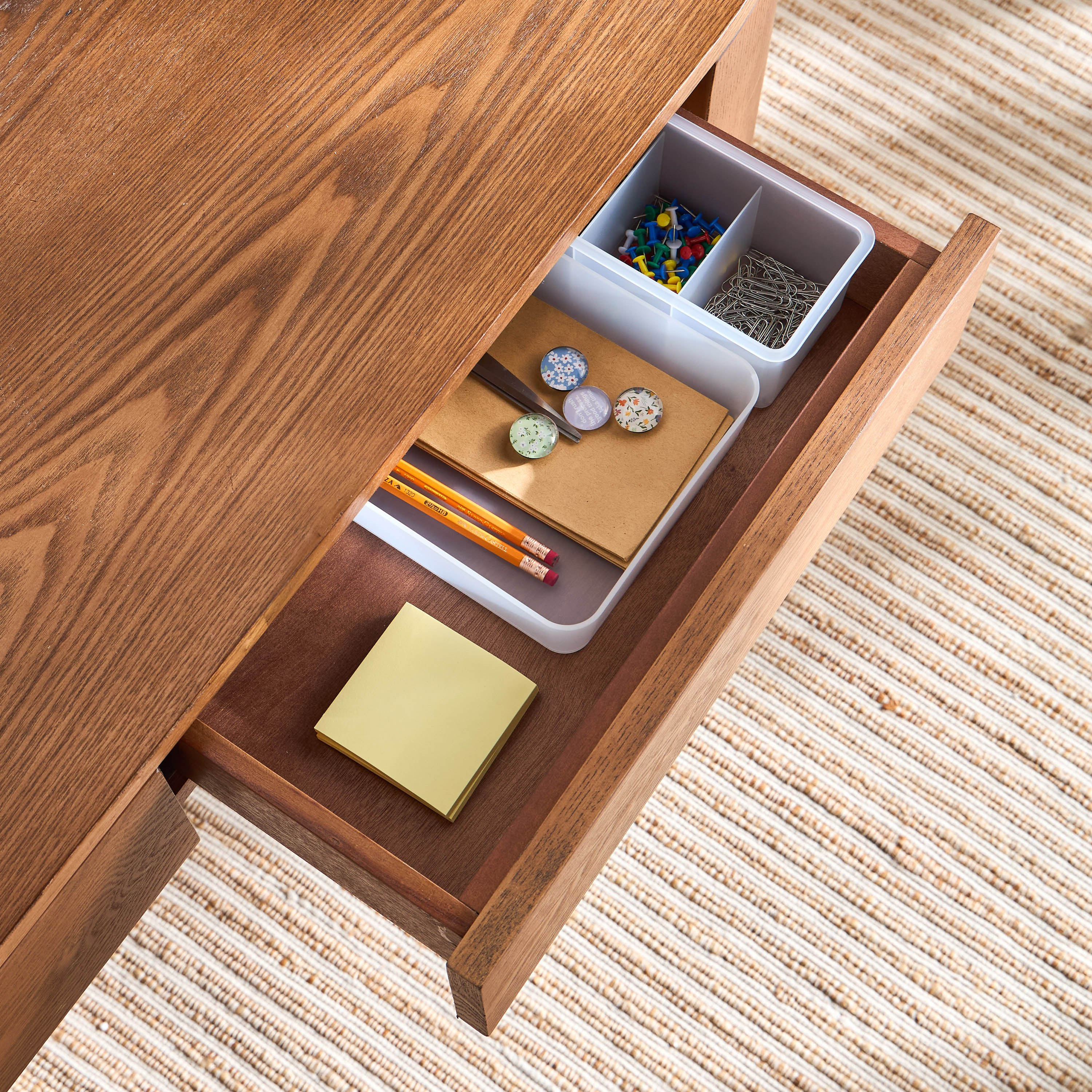 Elsa 5-Compartment Storage Box - 31x9x7 cm-household-storage-storagesolutions-drawerorganizing-image-4