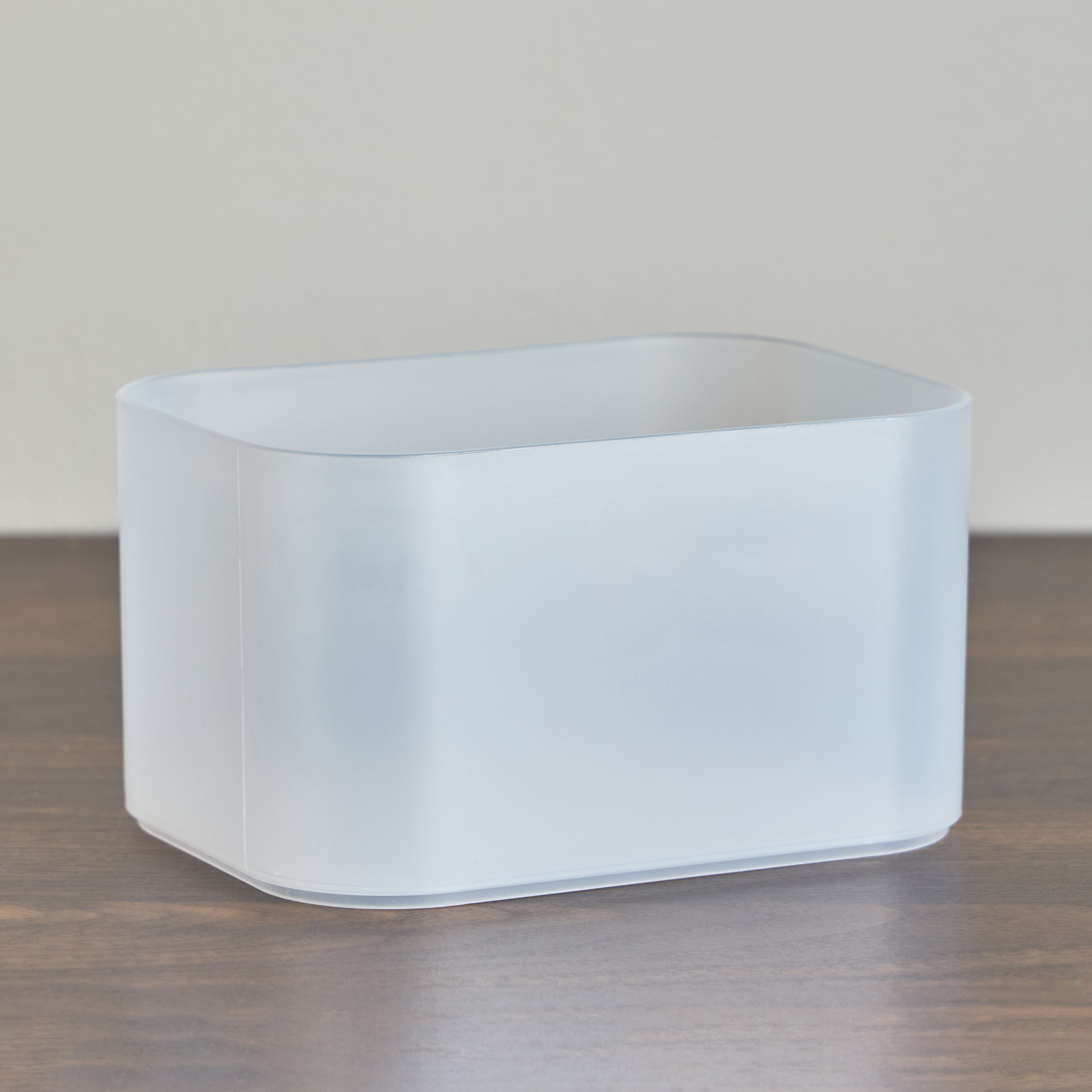 Elsa Frosted Storage Tray - 15x11x9 cm-household-storage-storagesolutions-storageboxesandbaskets-image-1