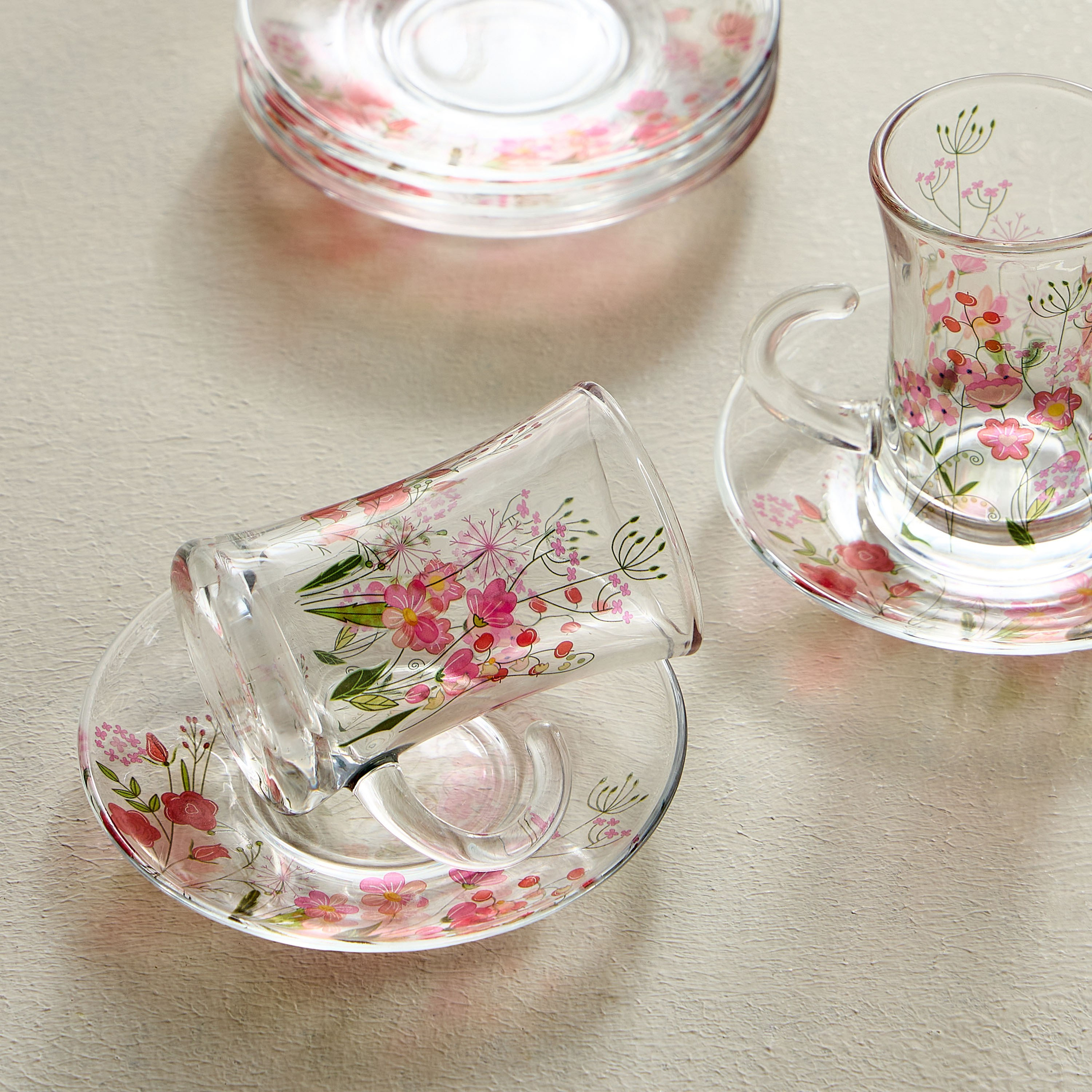 Selin 36-Piece Glass Qahwa Cup Set-household-dining-teaandcoffee-teaandcoffeesets-image-2