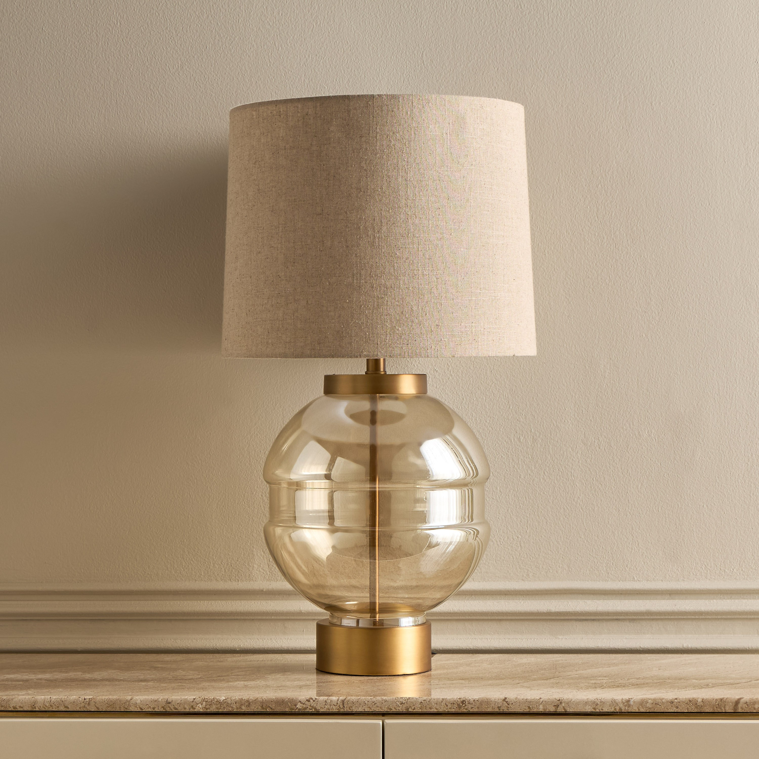 Harlow Glass Table Lamp - 72 cm-household-lighting-tableanddesklamps-image-1