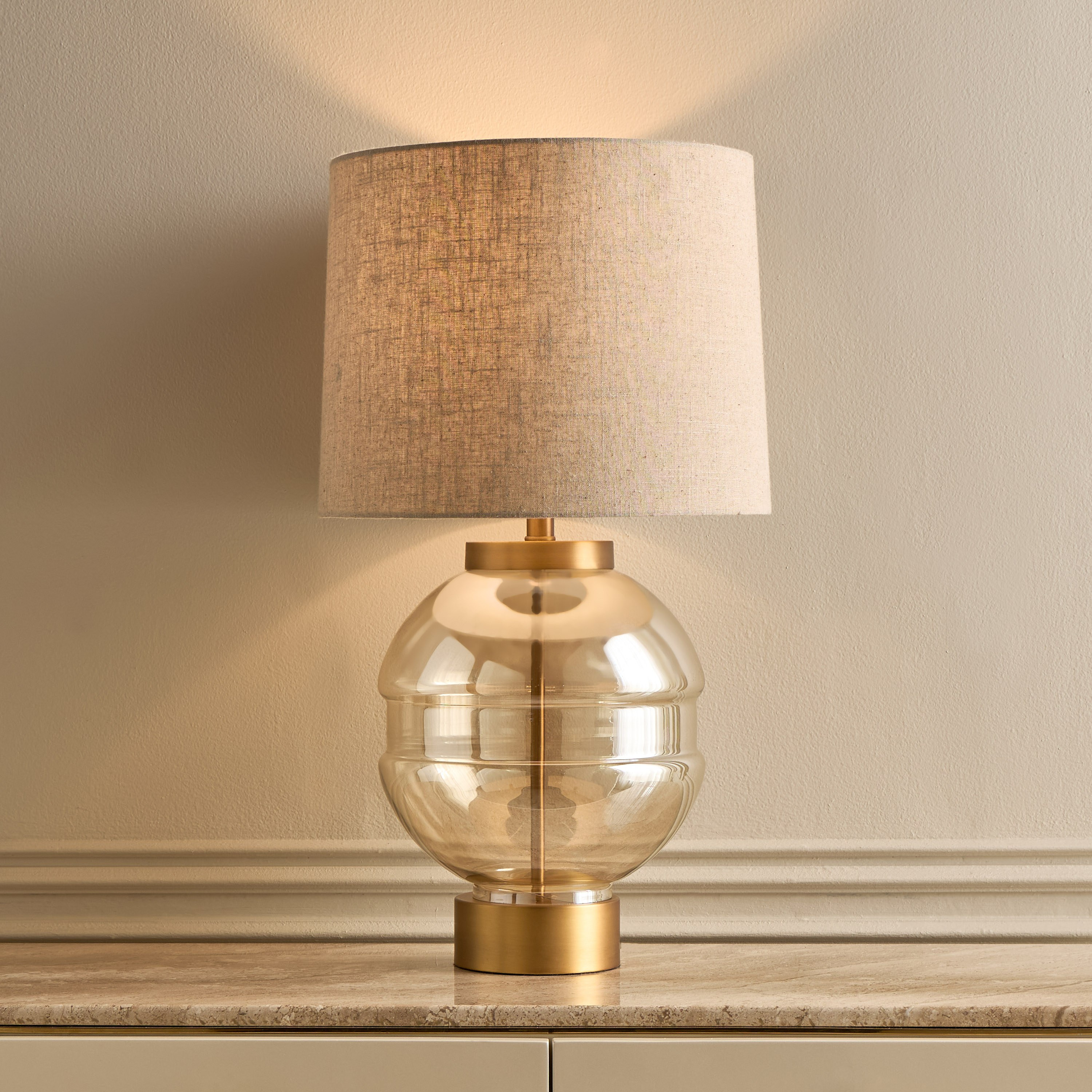 Harlow Glass Table Lamp - 72 cm-household-lighting-tableanddesklamps-image-2