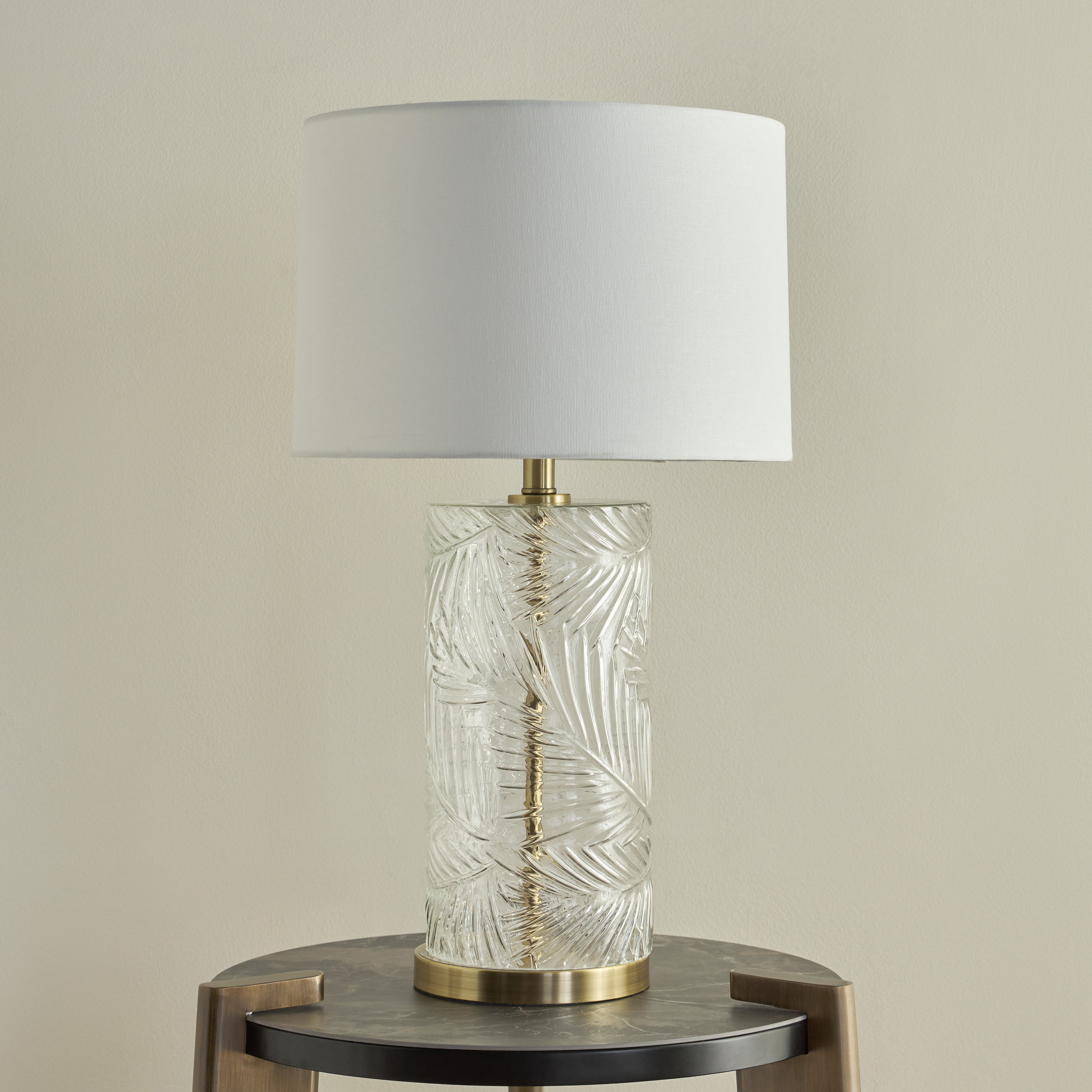 Greta Glass Table Lamp - 70 cm