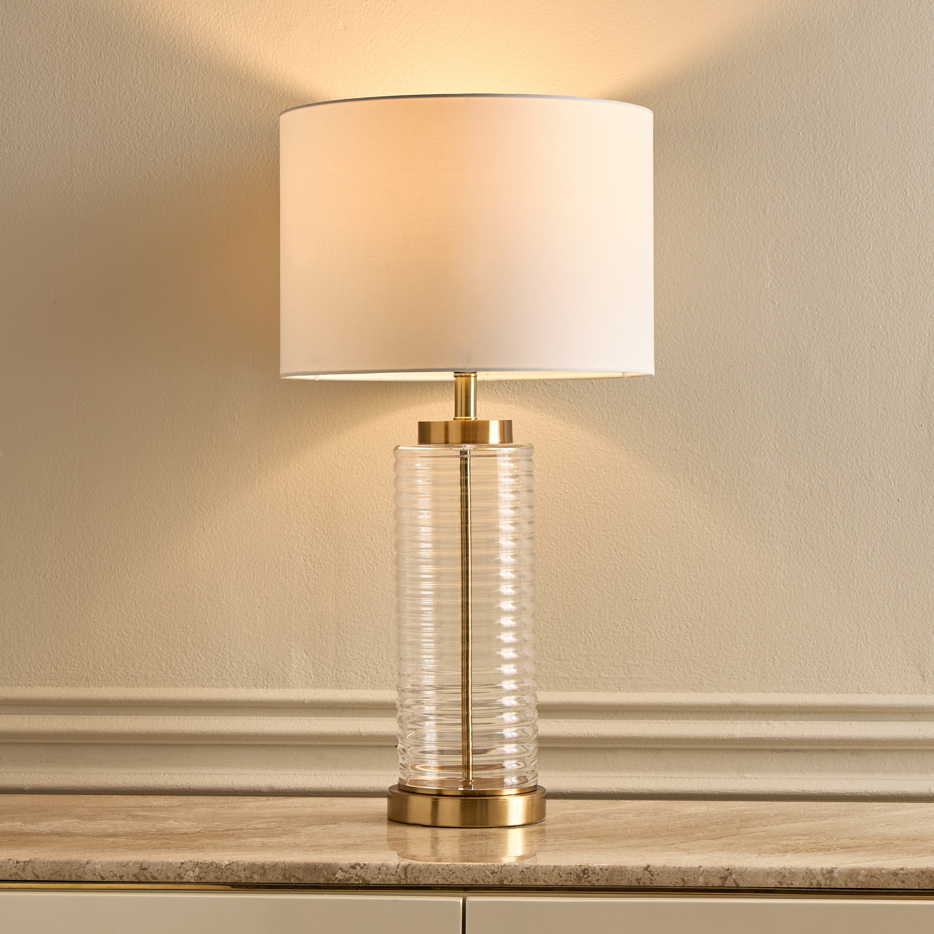 Luella Glass Table Lamp - 64 cm-household-lighting-tableanddesklamps-image-2