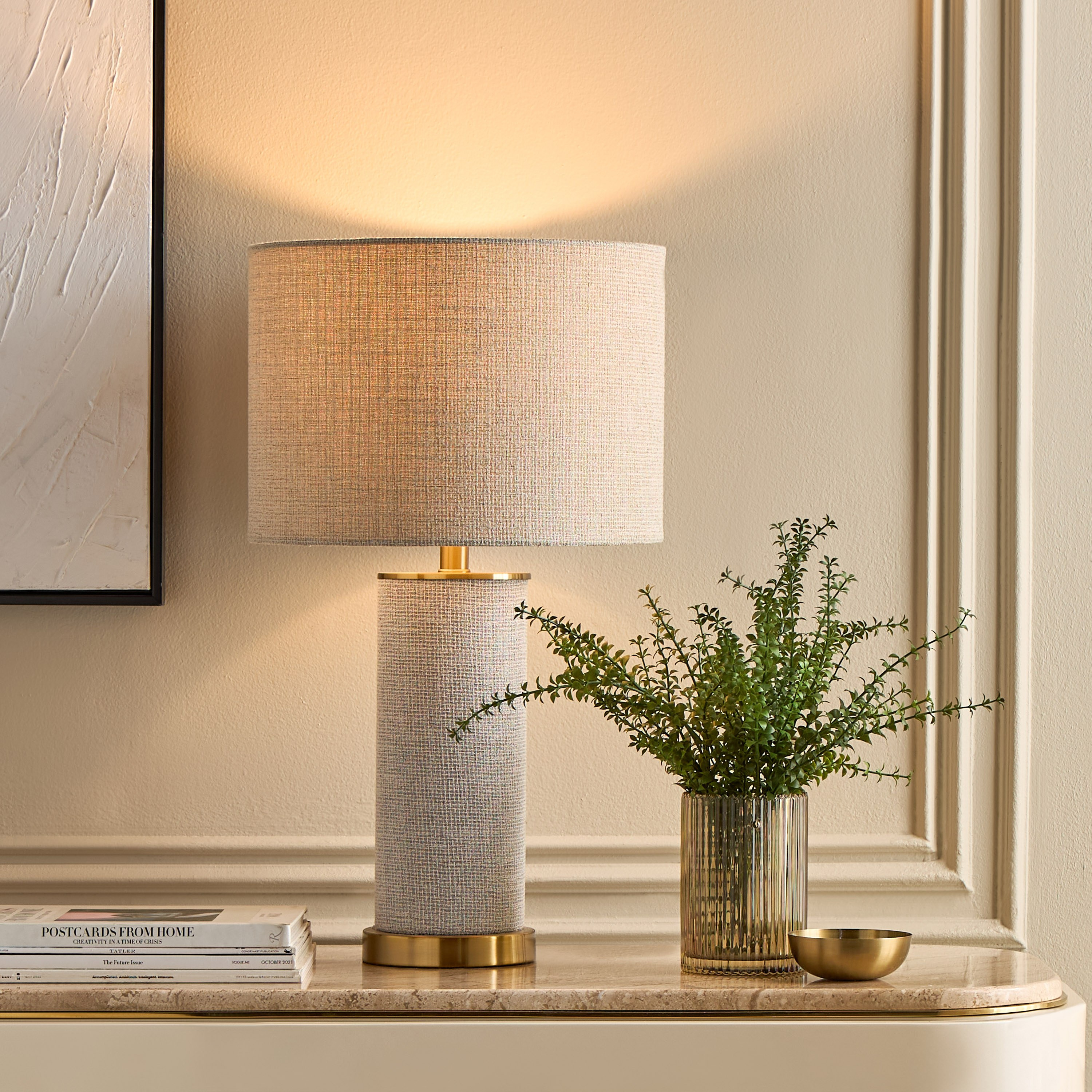 مصباح طاولة قماش - مونروي - 61 سم-household-lighting-tableanddesklamps-image-5