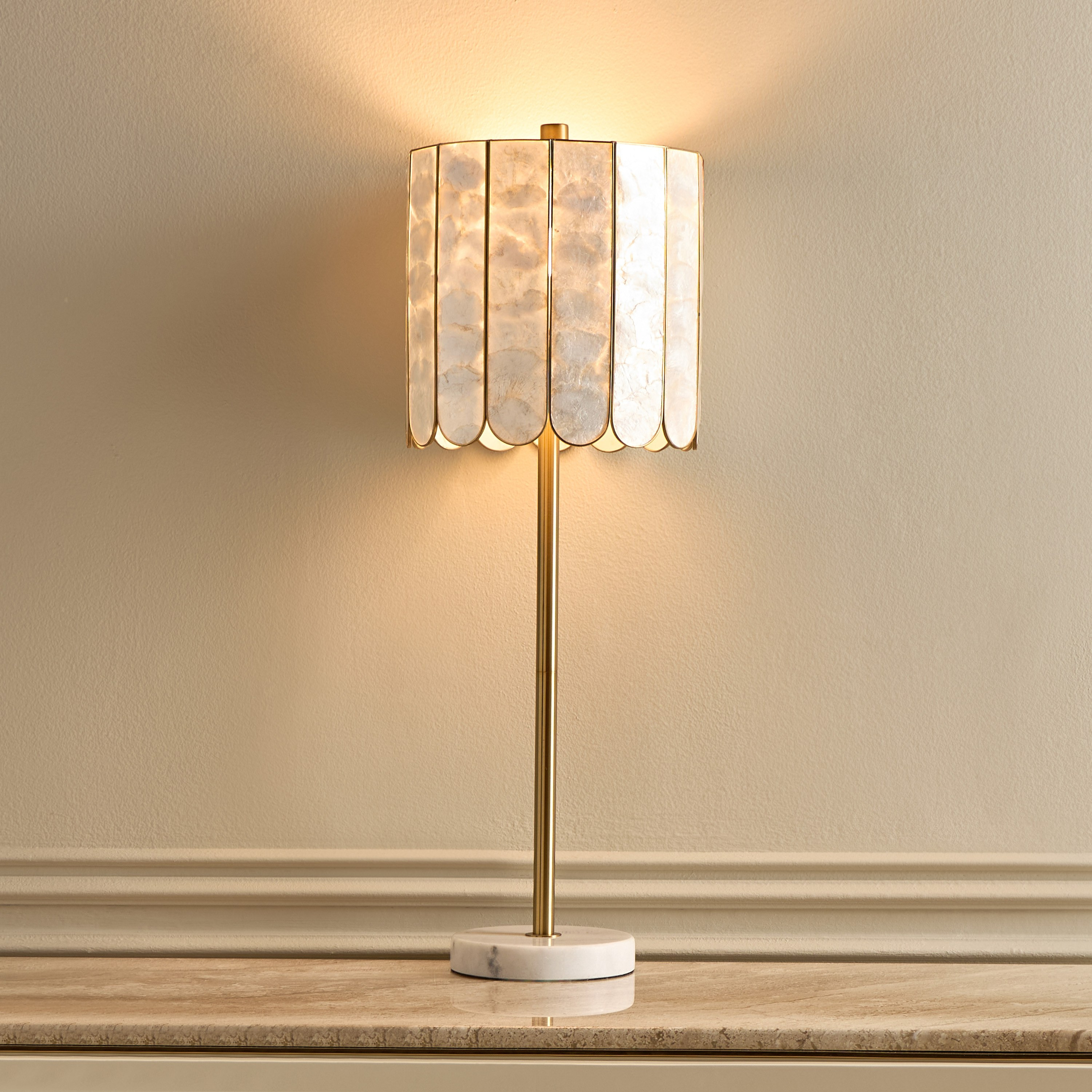 Calla Marble Table Lamp - 70 cm-household-lighting-tableanddesklamps-image-2