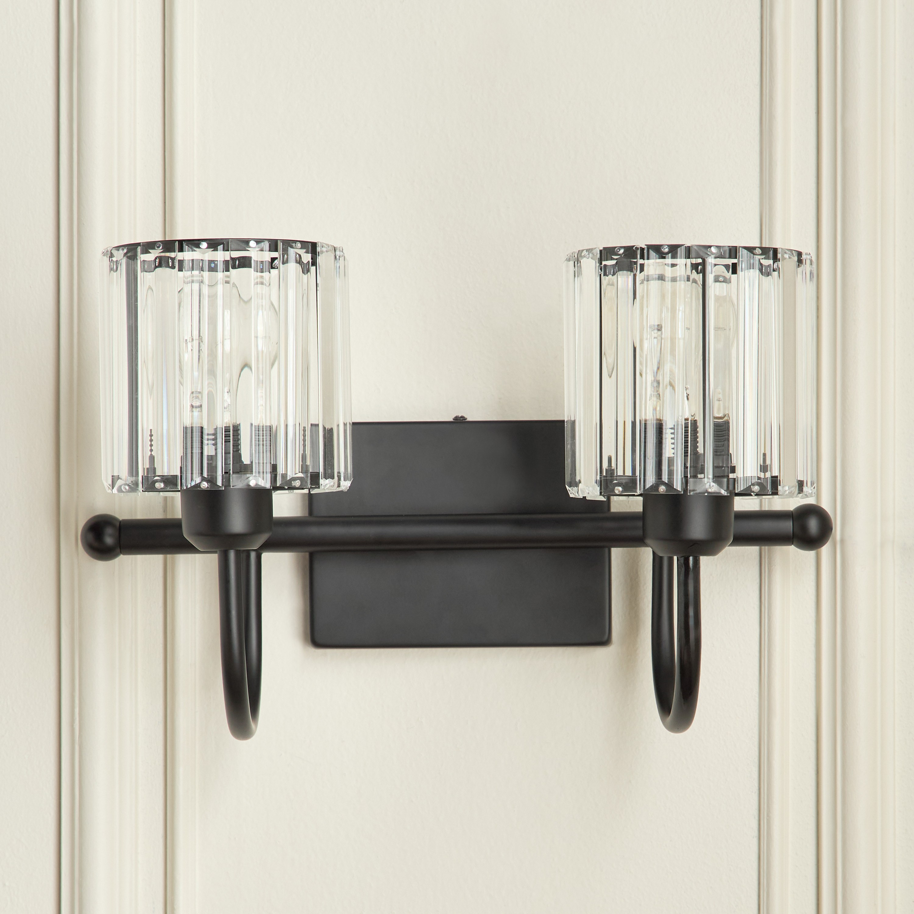Kira 2-Lights Crystal Wall Lamp