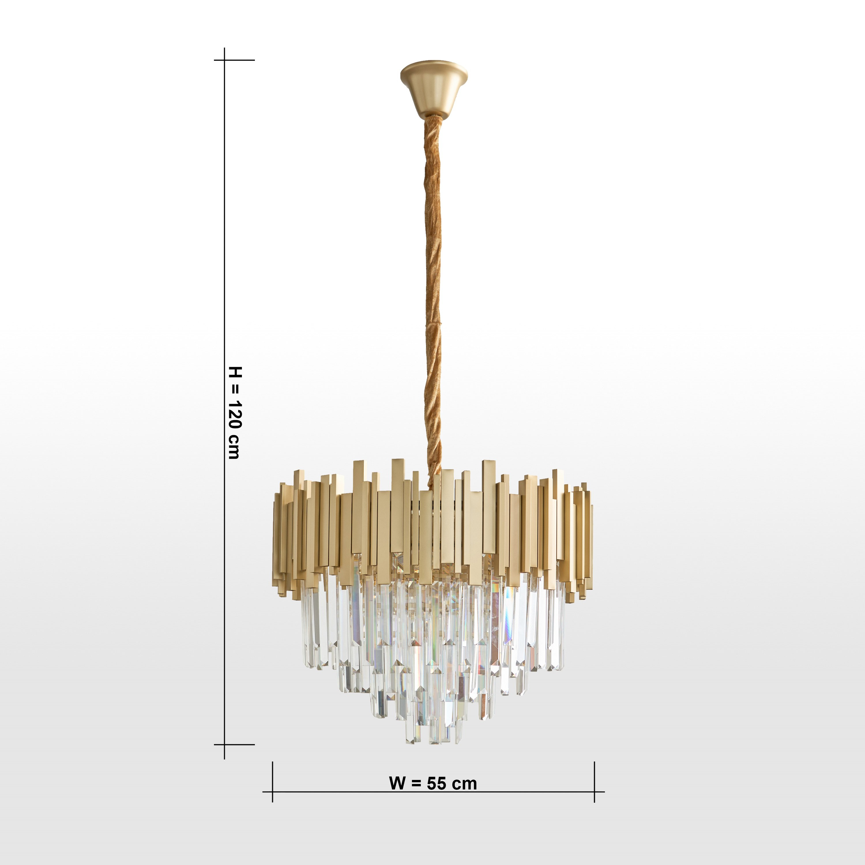 Rosa 8-Lights Glass Chandelier-household-lighting-ceilinglamps-chandeliers-image-6