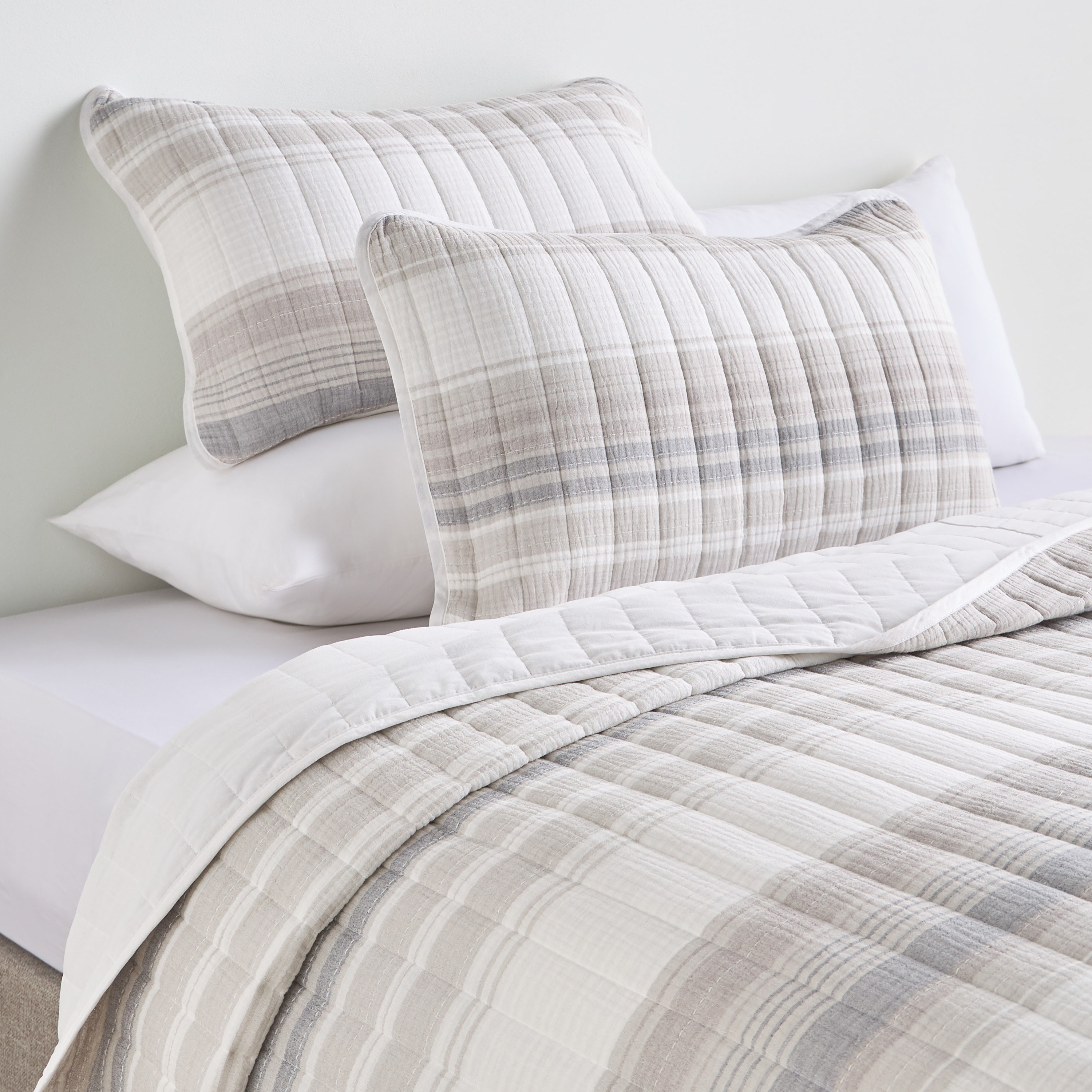 Trillium Cotton Jacquard 3-Piece King Bedspread Set - 260x240 cm-household-bedding-comfortersandbedspreads-bedspreads-image-1