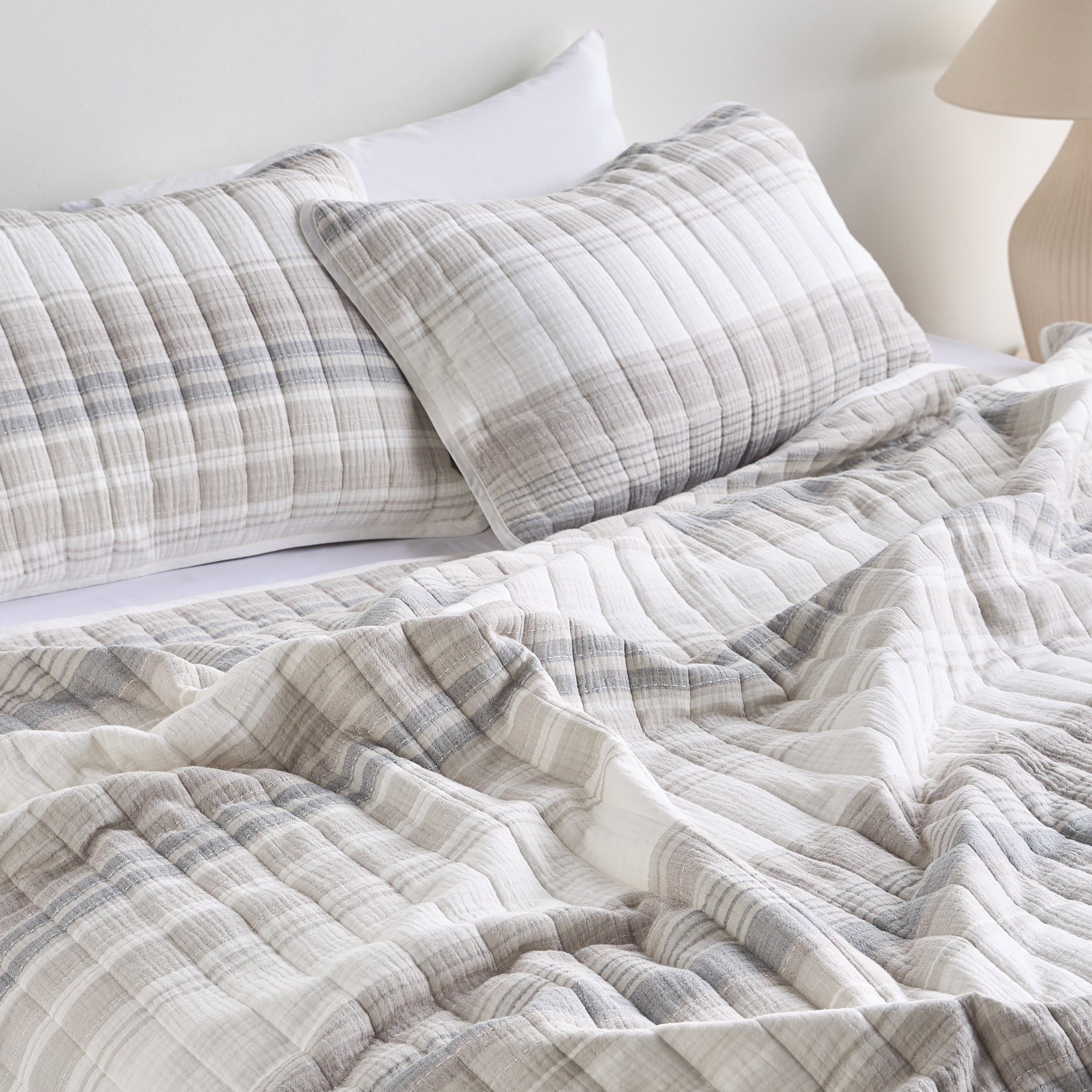 Trillium Cotton Jacquard 3-Piece King Bedspread Set - 260x240 cm-household-bedding-comfortersandbedspreads-bedspreads-image-5