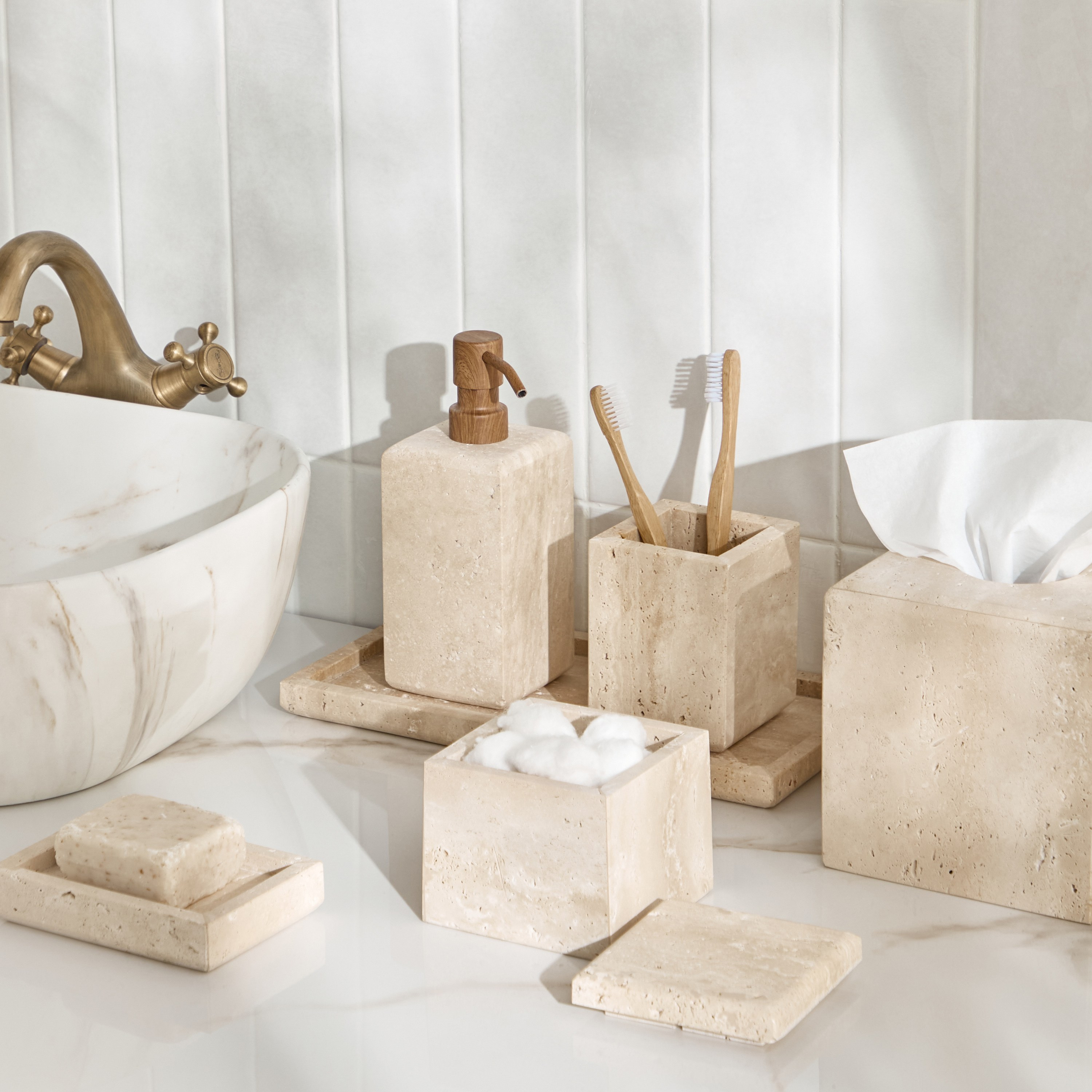 Travertine Marble Cotton Jar-household-bathandlaundry-bathaccessories-tissueboxesandcottonjars-image-4