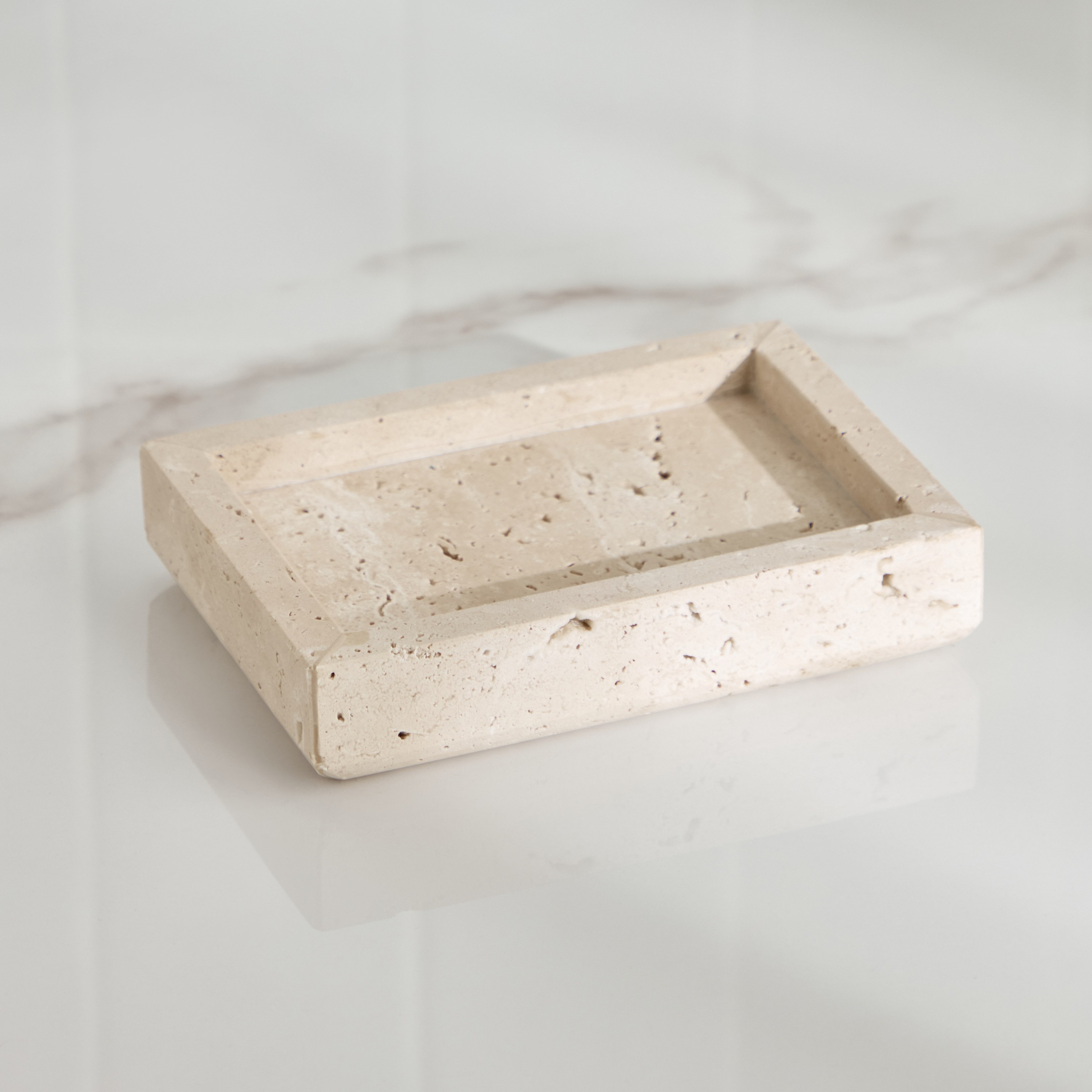 Travertine Marble Soap Dish-household-bathandlaundry-bathaccessories-soapdishesanddispensers-image-2