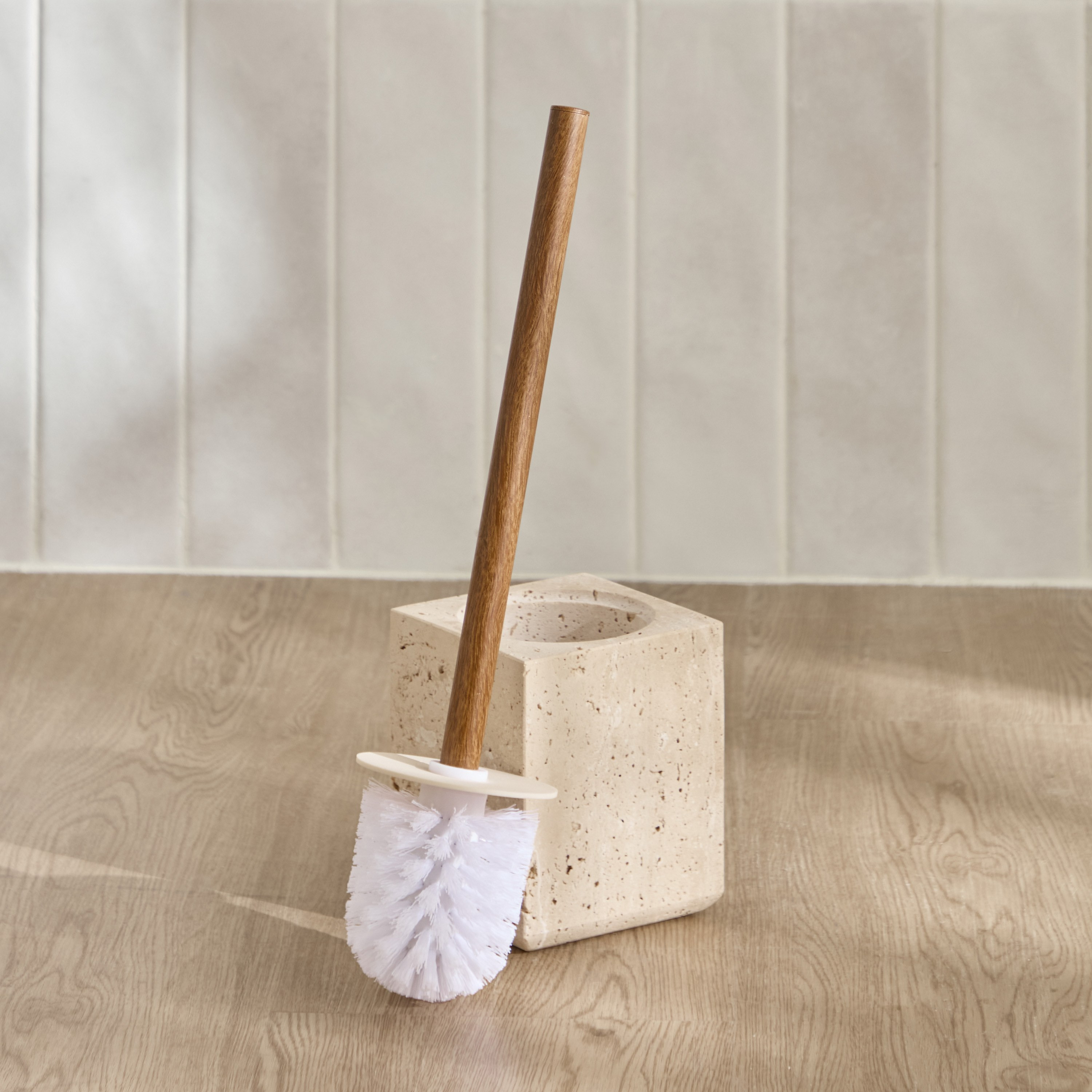 Travertine Marble Toilet Brush-household-bathandlaundry-bathaccessories-toiletbrushholders-image-2