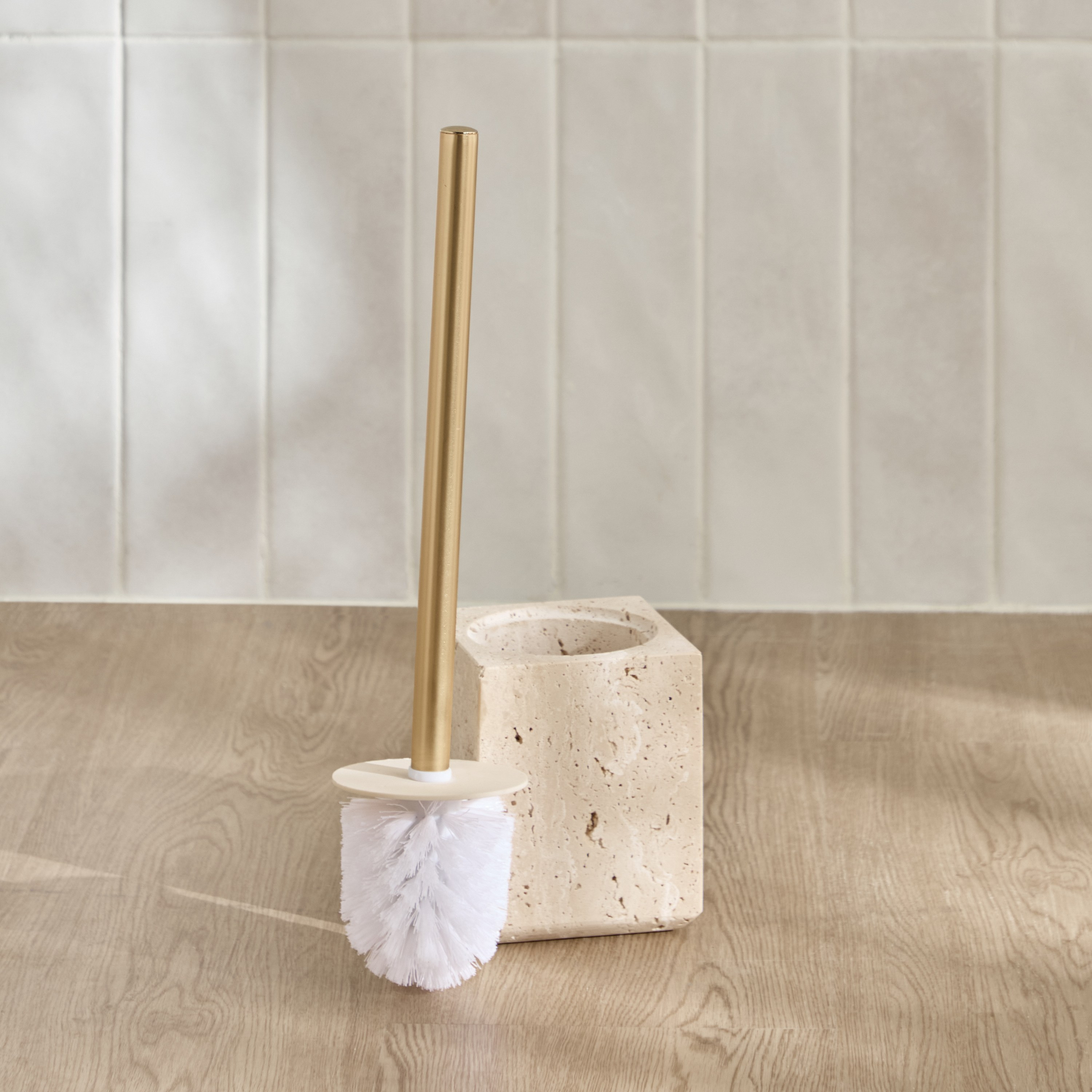 Travertine Marble Toilet Brush Holder-household-bathandlaundry-bathaccessories-toiletbrushholders-image-2