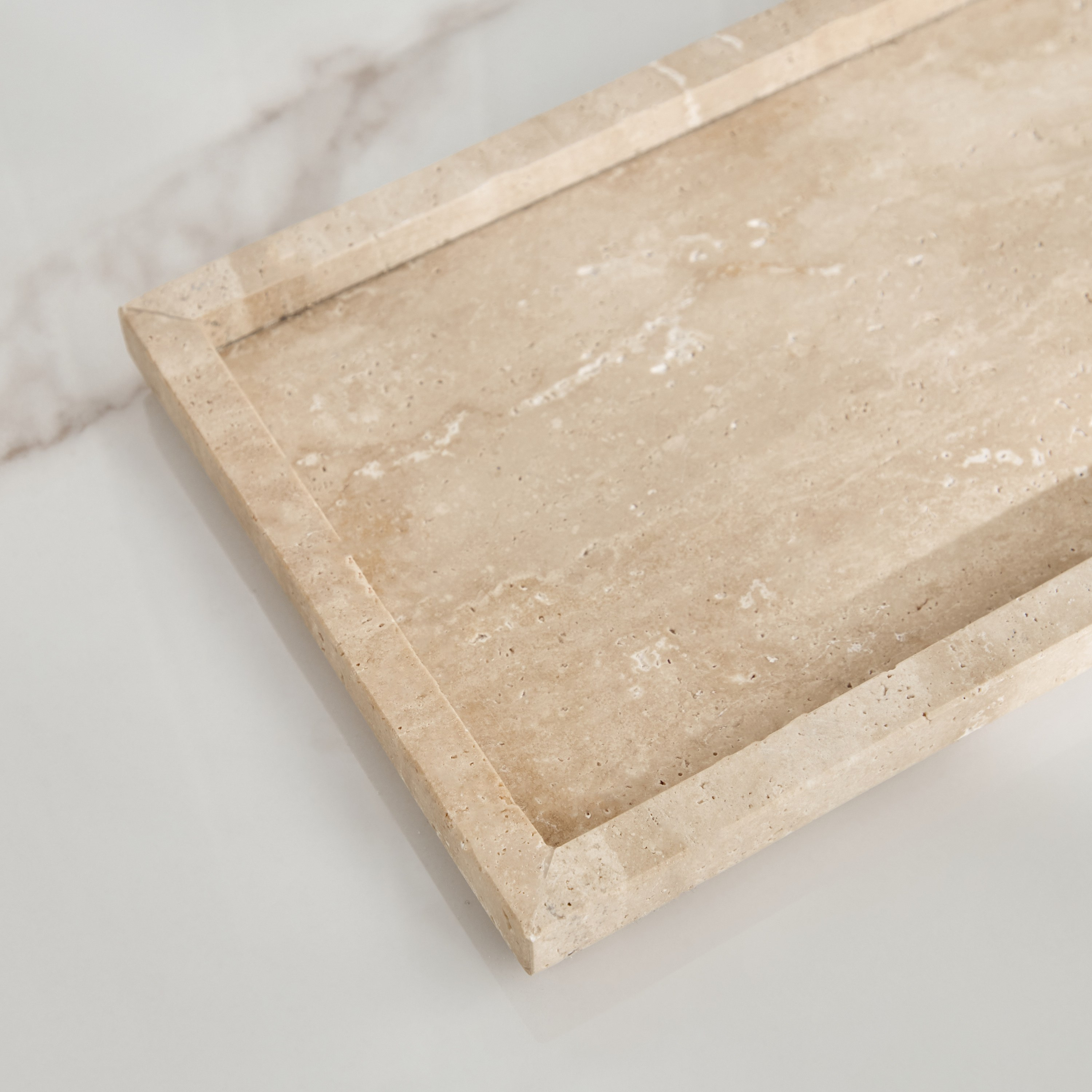 Travertine Marble Towel Tray-household-bathandlaundry-bathaccessories-toweltraysandplatforms-image-2