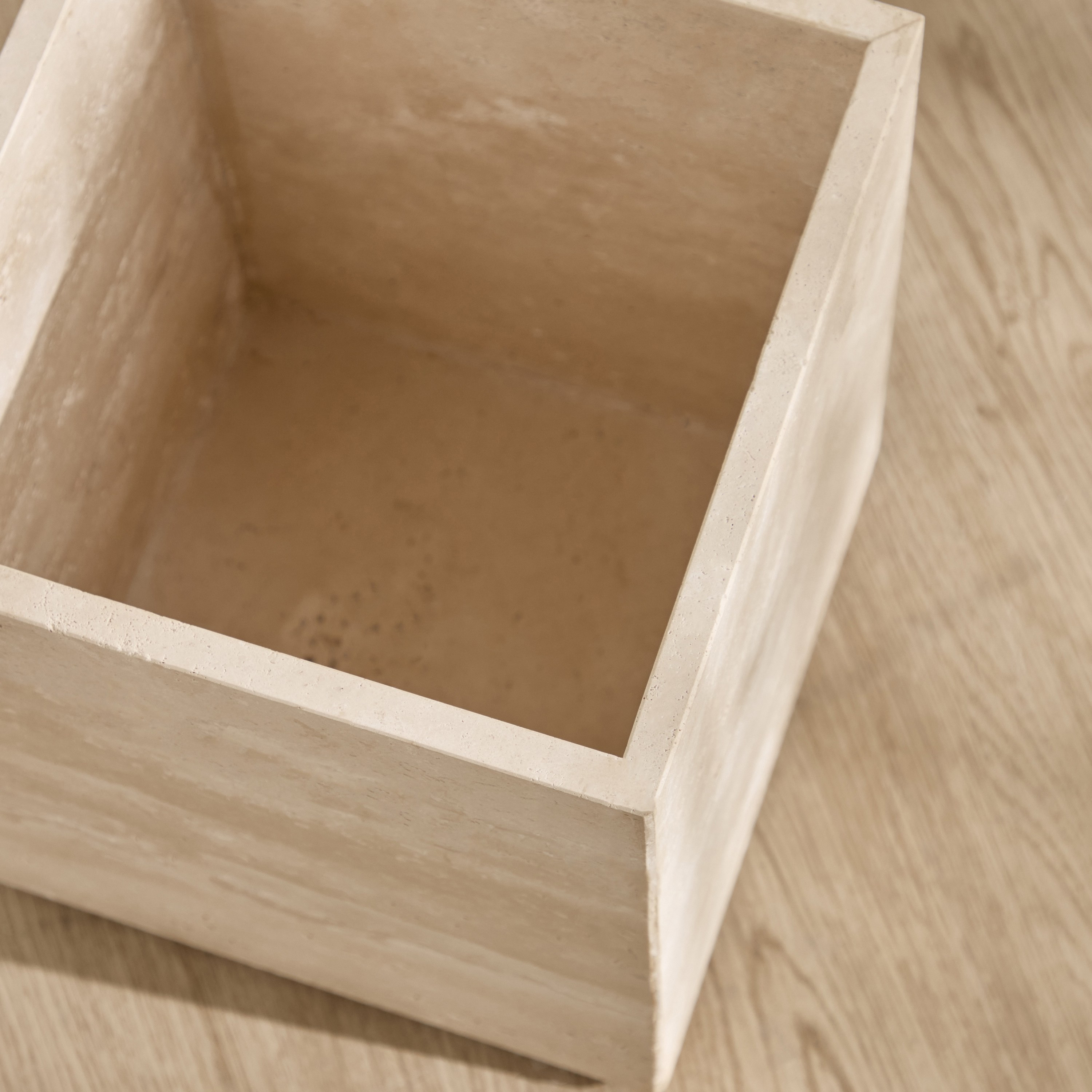 Travertine Marble Waste Bin-household-bathandlaundry-wastebinsandaccessories-image-3
