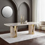 طاولة سفرة بسطح رخام لـ 8 مقاعد - جيورنو-furniture-diningroom-diningtables-image-7