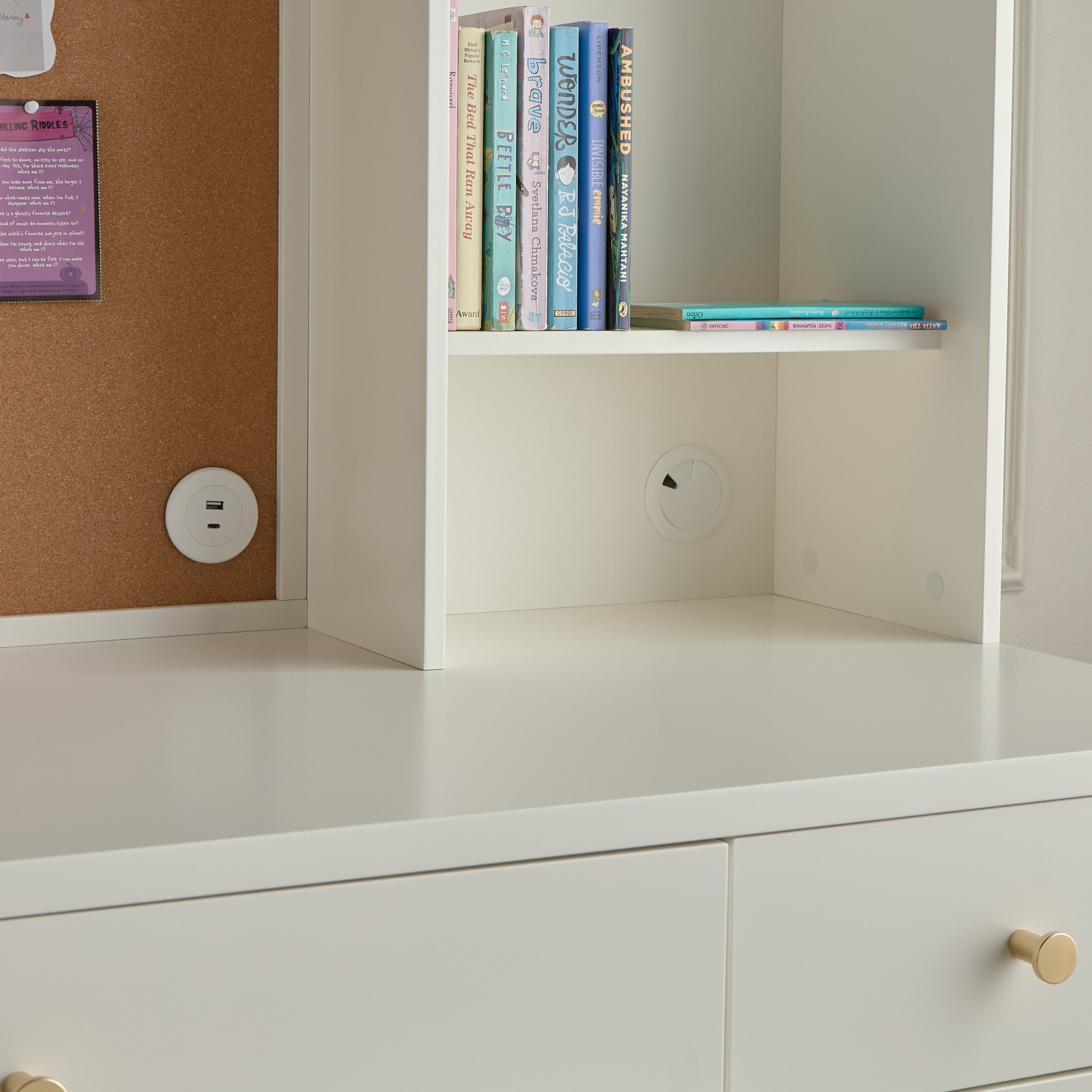 Shop Lily Study Desk with Hutch | Home Centre KSA