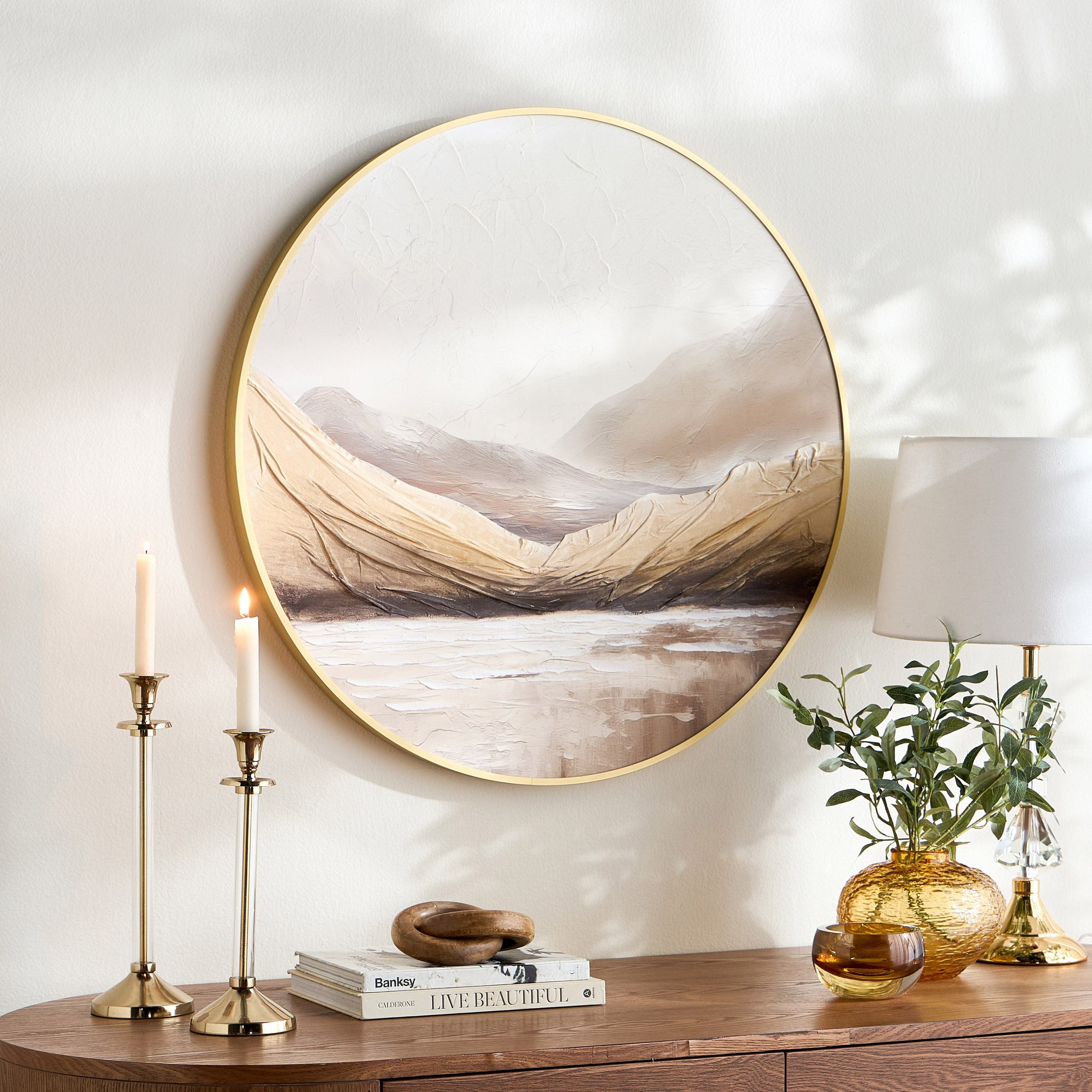 Everett Framed Canvas Wall Art - 81 cm-household-walldecorandmirrors-wallart-image-3