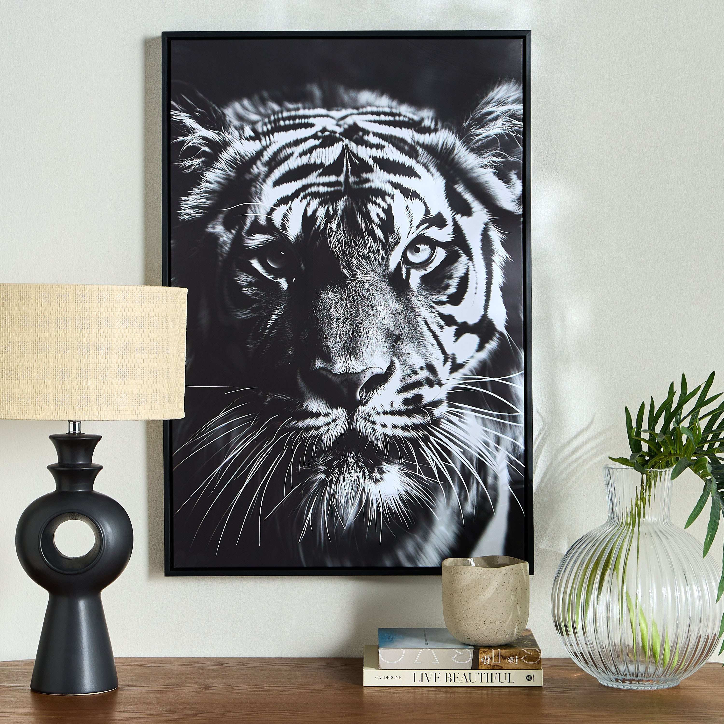 Makena Framed Canvas Wall Art - 63x93 cm-household-walldecorandmirrors-wallart-image-3