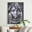 زينة حائط كانفاس مؤطرة - مايلز- 103x143 سم-household-walldecorandmirrors-wallart-image-1