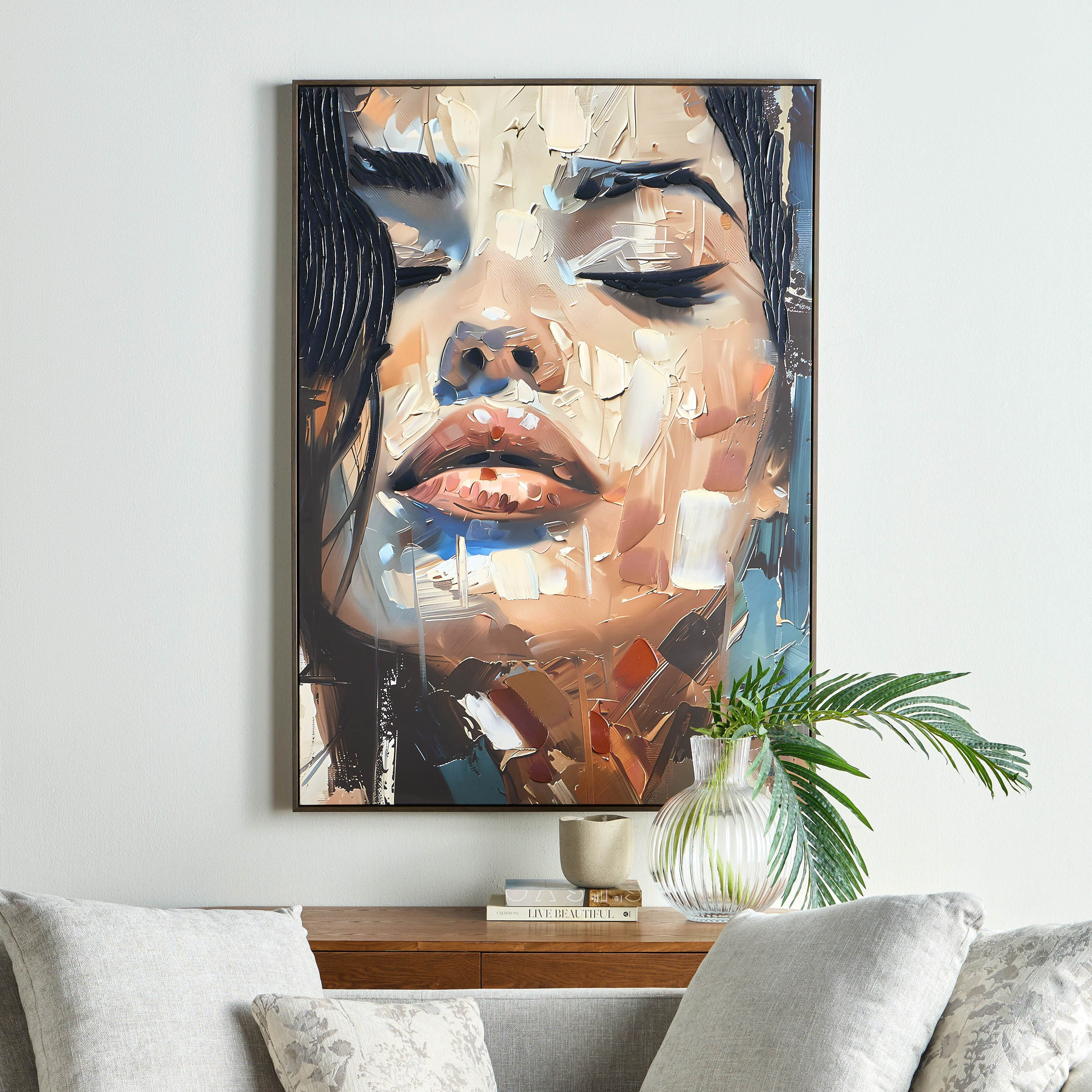 Silas Framed Canvas Wall Art - 103x143 cm-household-walldecorandmirrors-wallart-image-3