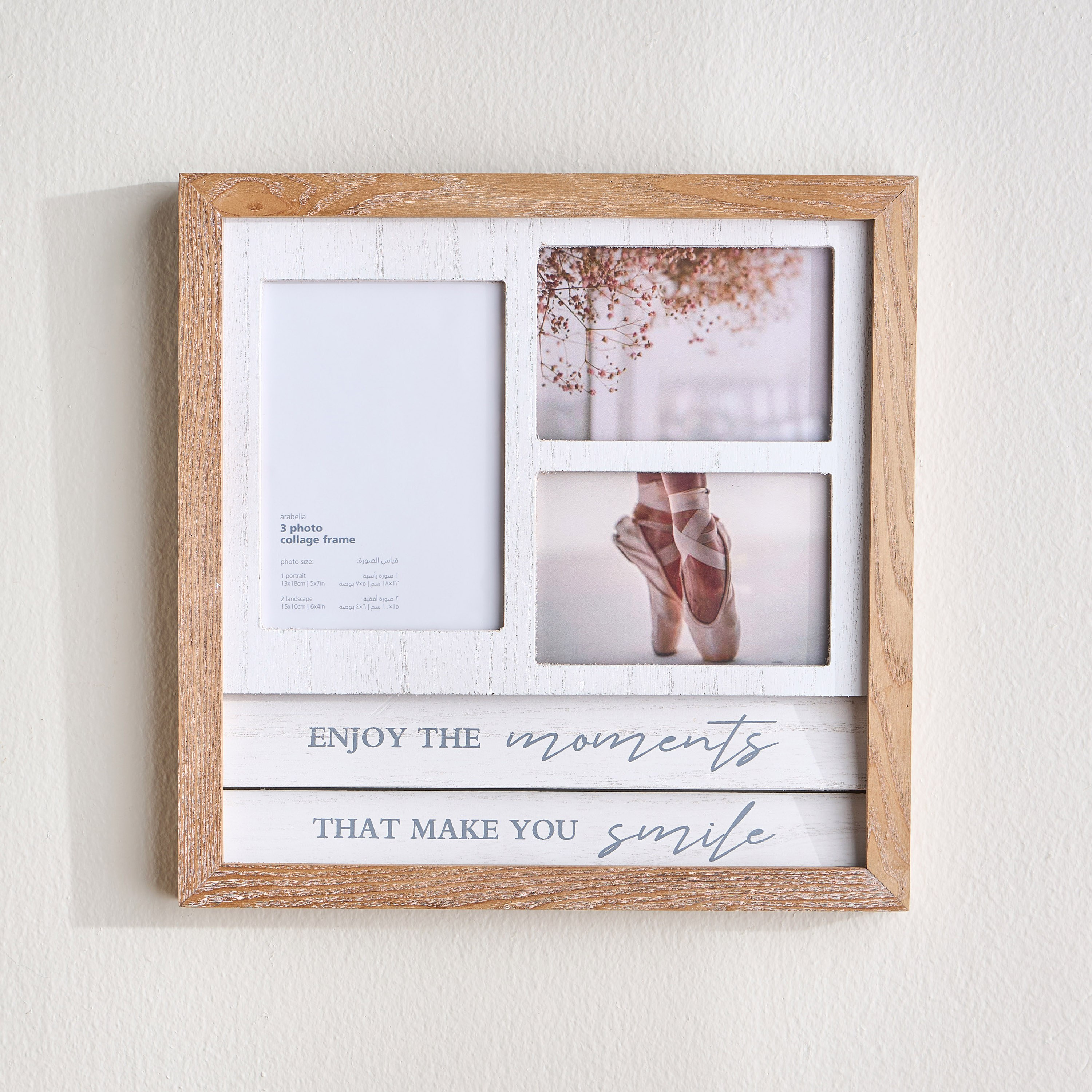 Natalia 3-Photo Collage Frame - 36x36 cm-household-walldecorandmirrors-photoframes-image-1