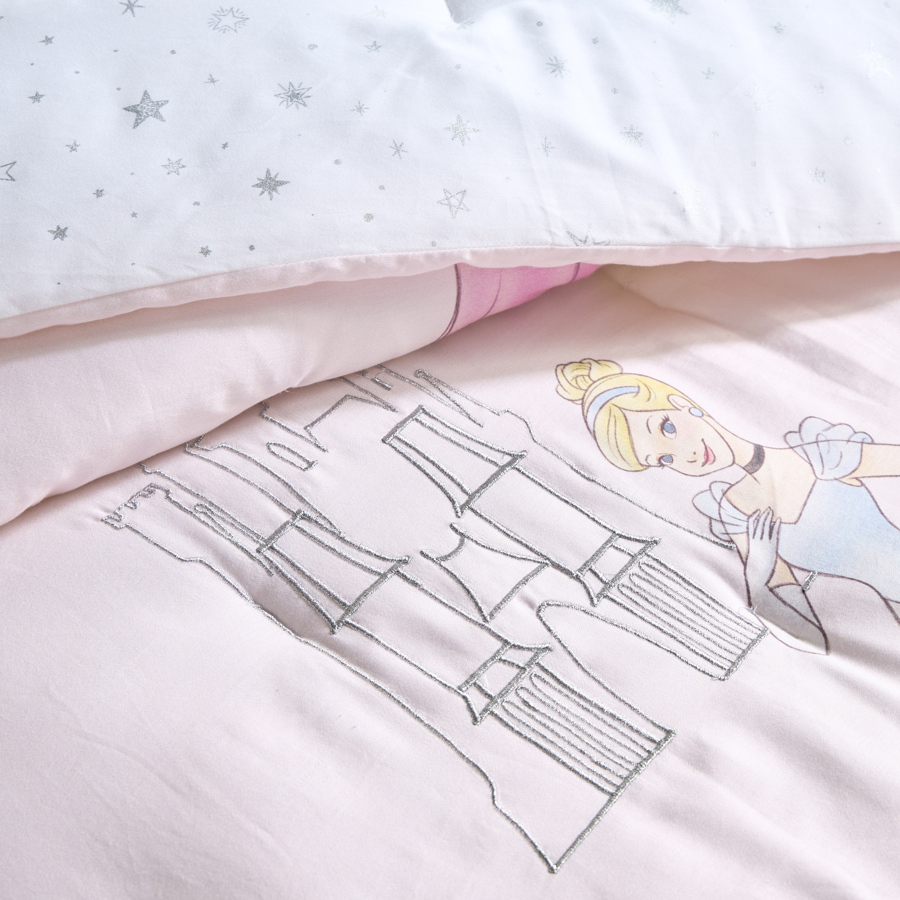 Disney Royal Princess Cotton 2-Piece Single Comforter Set - 135x220 cm-babyandkids-beddingandwindows-bedding-comforters-image-5