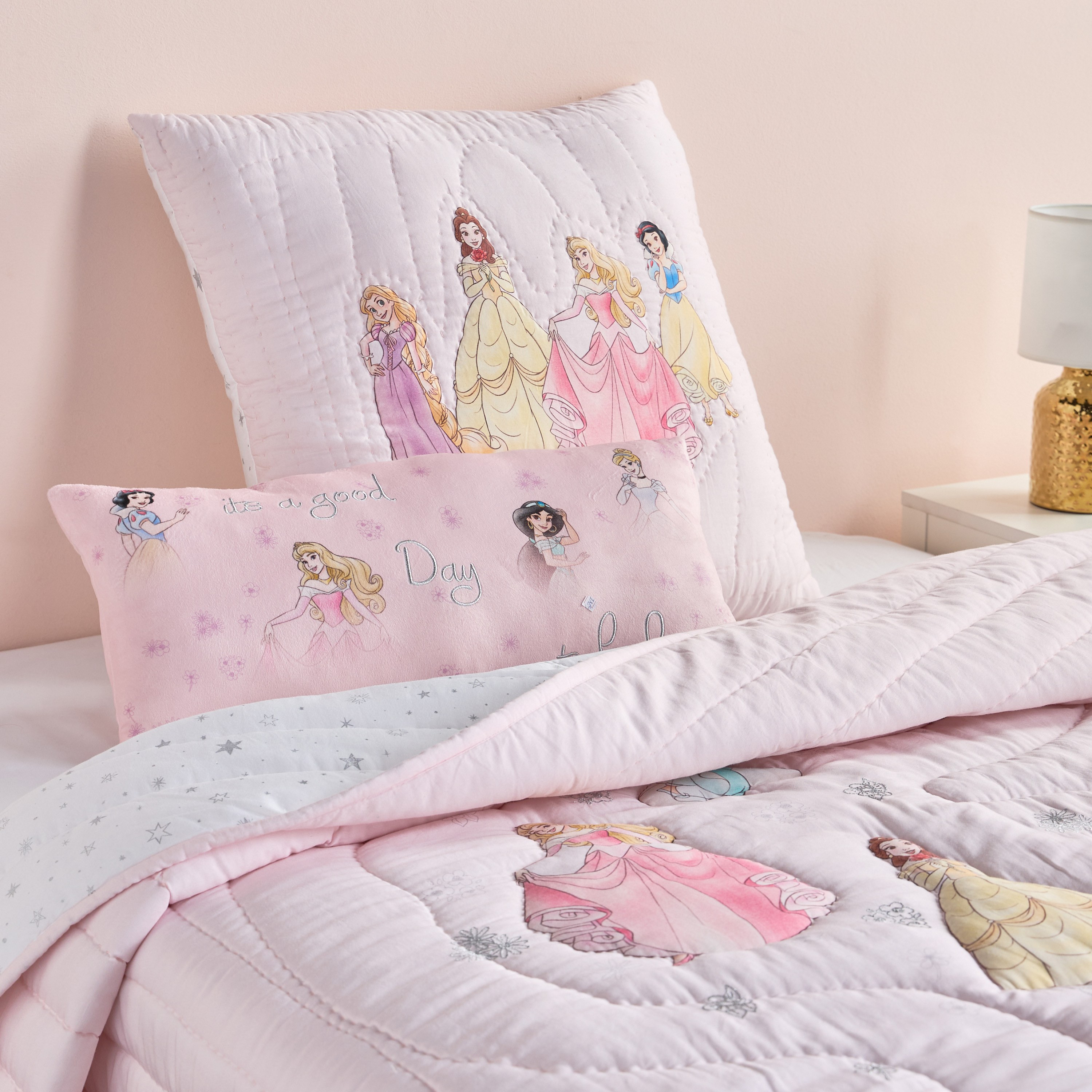 وسادة محشوة رويال برينسيس - ديزني - 60x60 سم-babyandkids-beddingandwindows-bedding-pillowcases-image-3