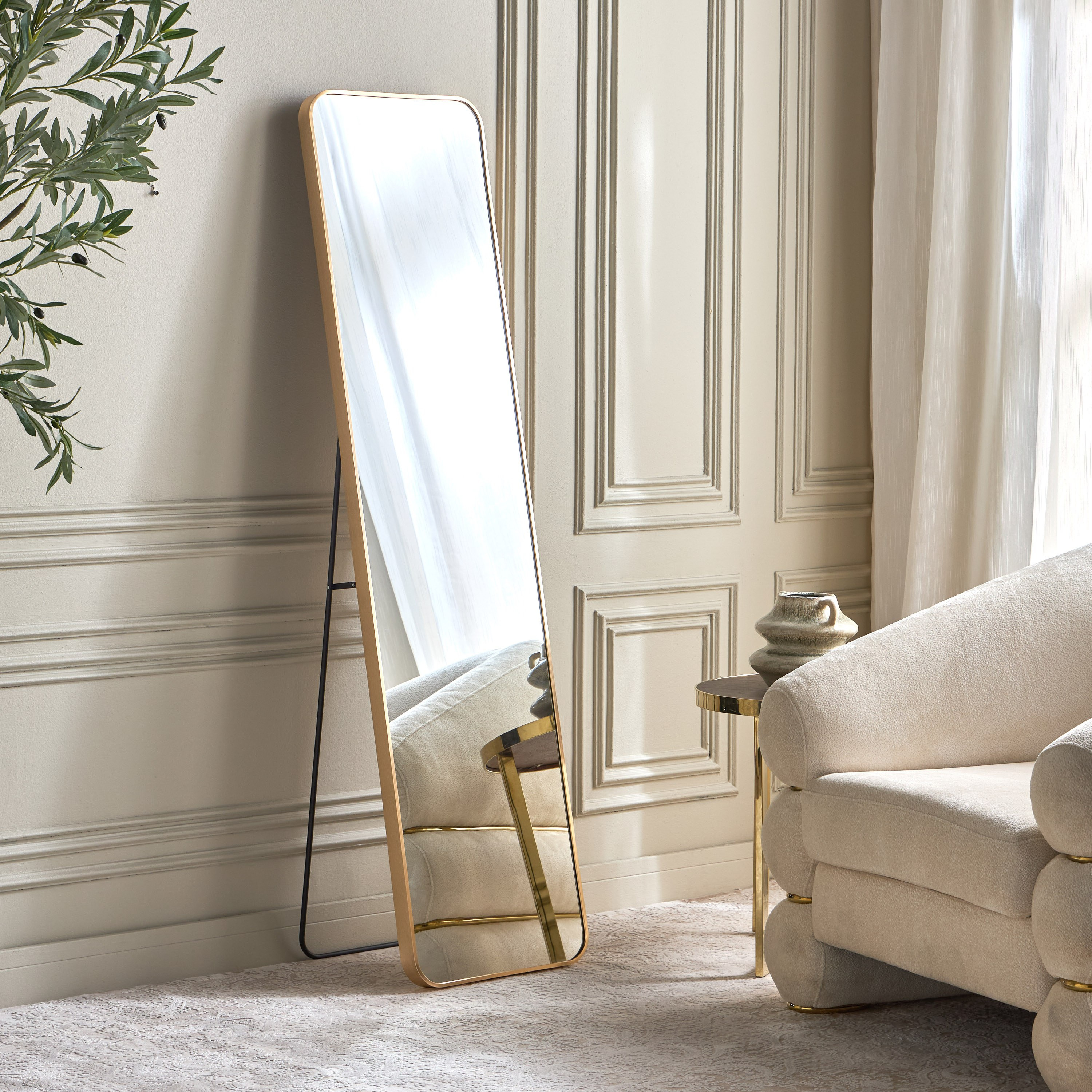 Artemis Rectangular Floor Mirror - 160x40 cm
