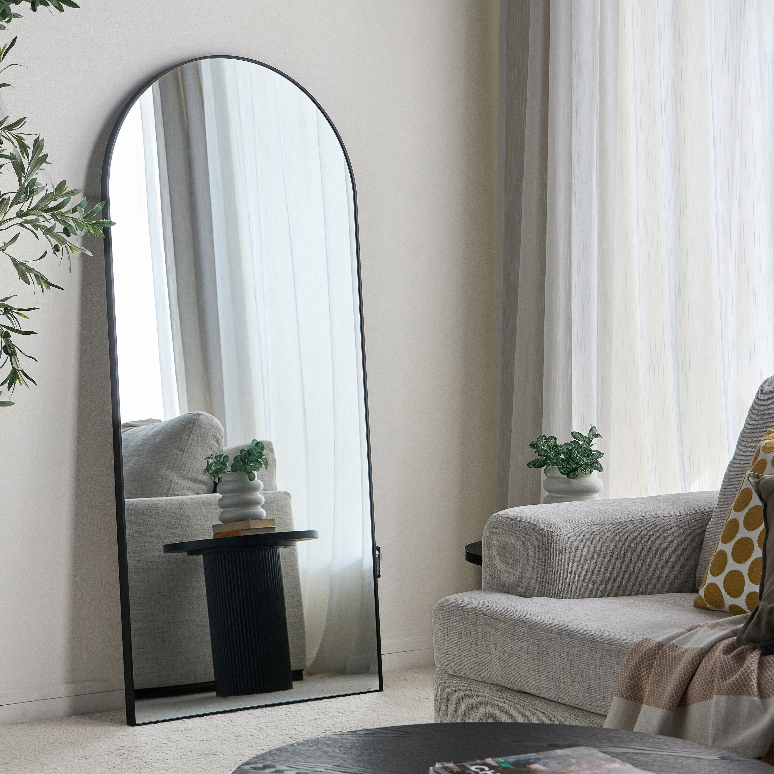مرآة أرضية بتصميم قوس - أرتميس - 180x80 سم-household-walldecorandmirrors-mirrors-floormirrors-image-1