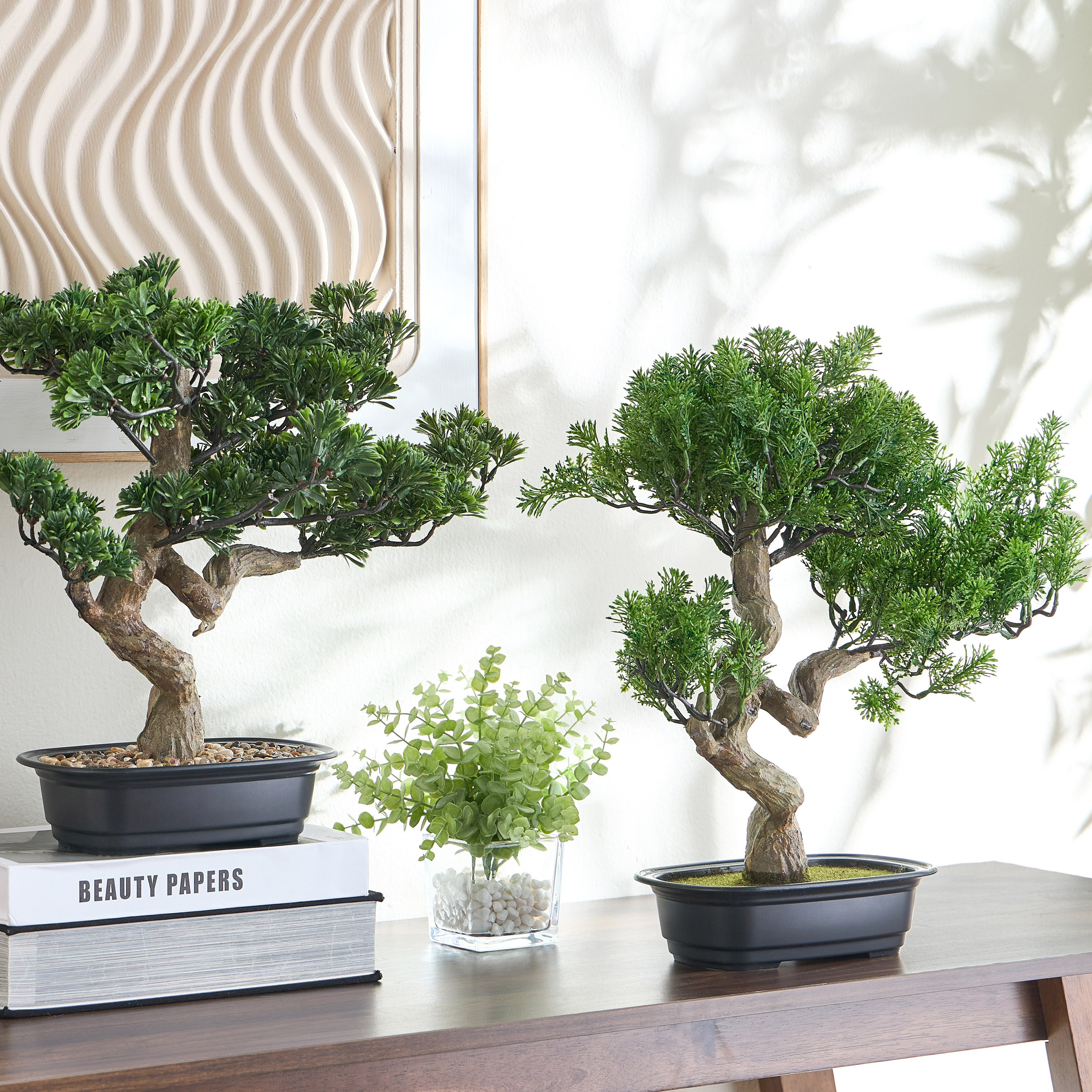 شجرة بونساي - شيفليرا - 42 سم-household-gardenandoutdoor-artificialplants-bonsai-image-3