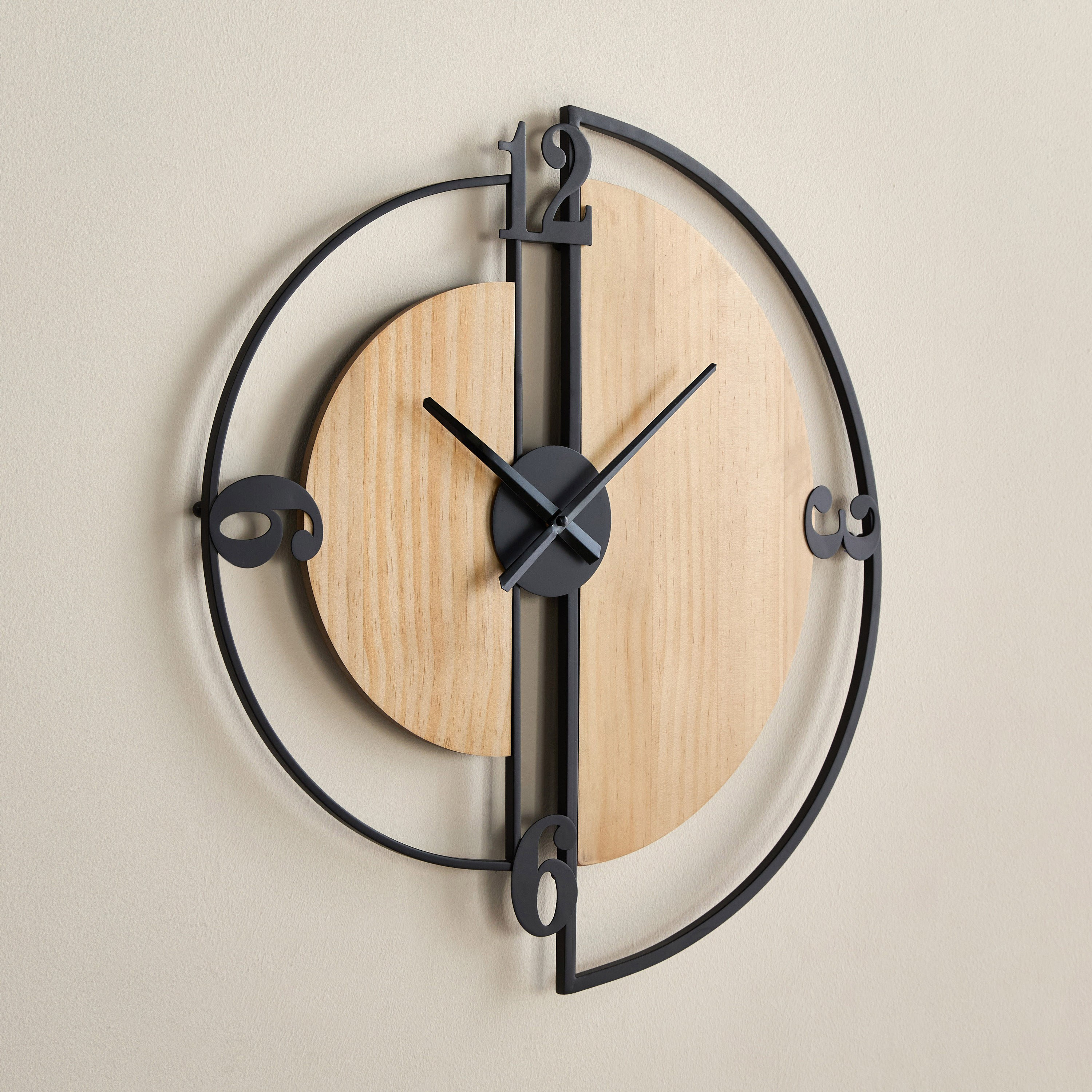 ساعة حائط - ويستان - 58x60 سم-household-walldecorandmirrors-clocks-image-2