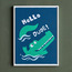 Hello Dude! Ps Framed Canvas Wall Art - 30x40 cm-binpromo_ALLBANKS_OMN_14032025-image-1