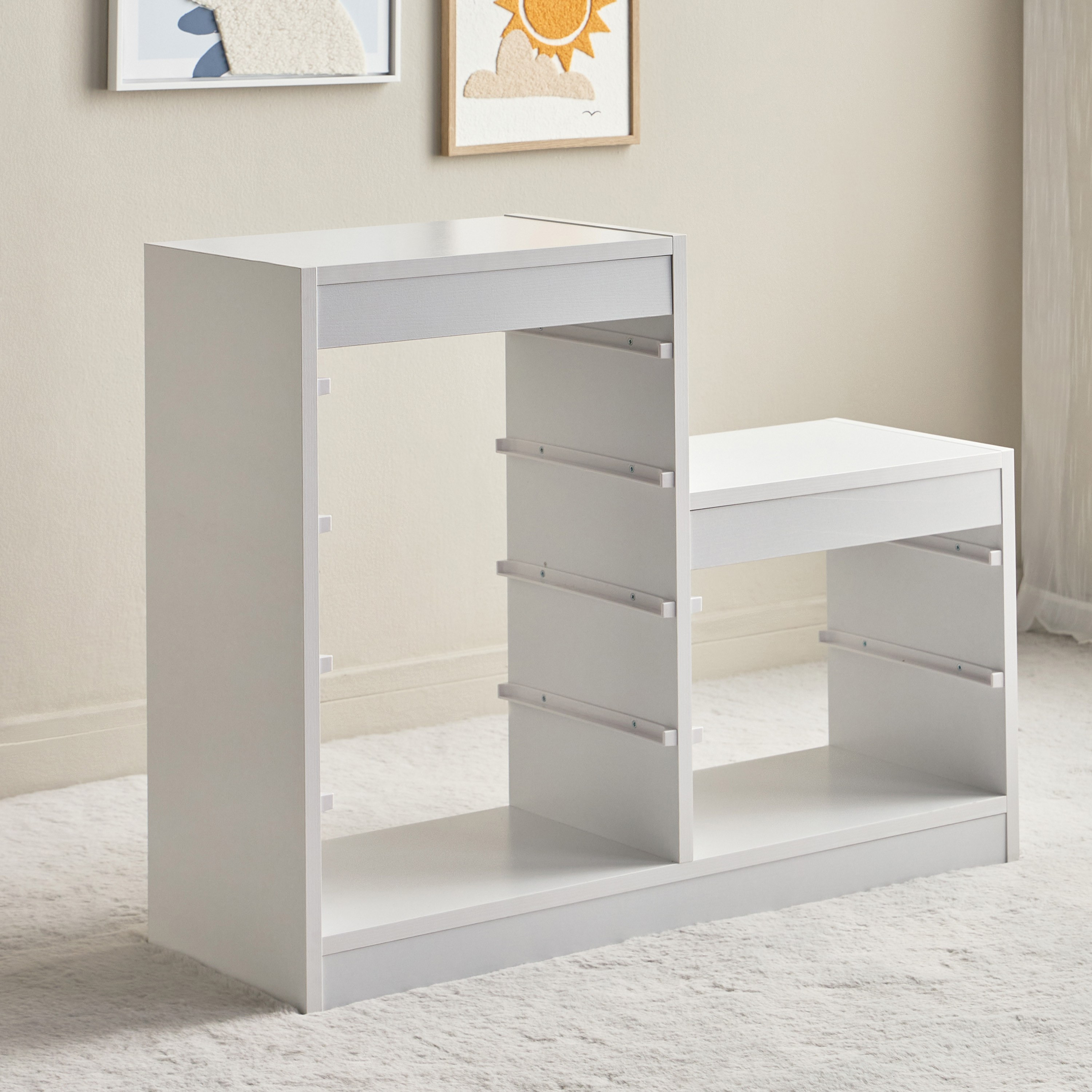 وحدة تخزين بطبقات 2 في 1 - أولي-babyandkids-roomfurniture-storage-image-1