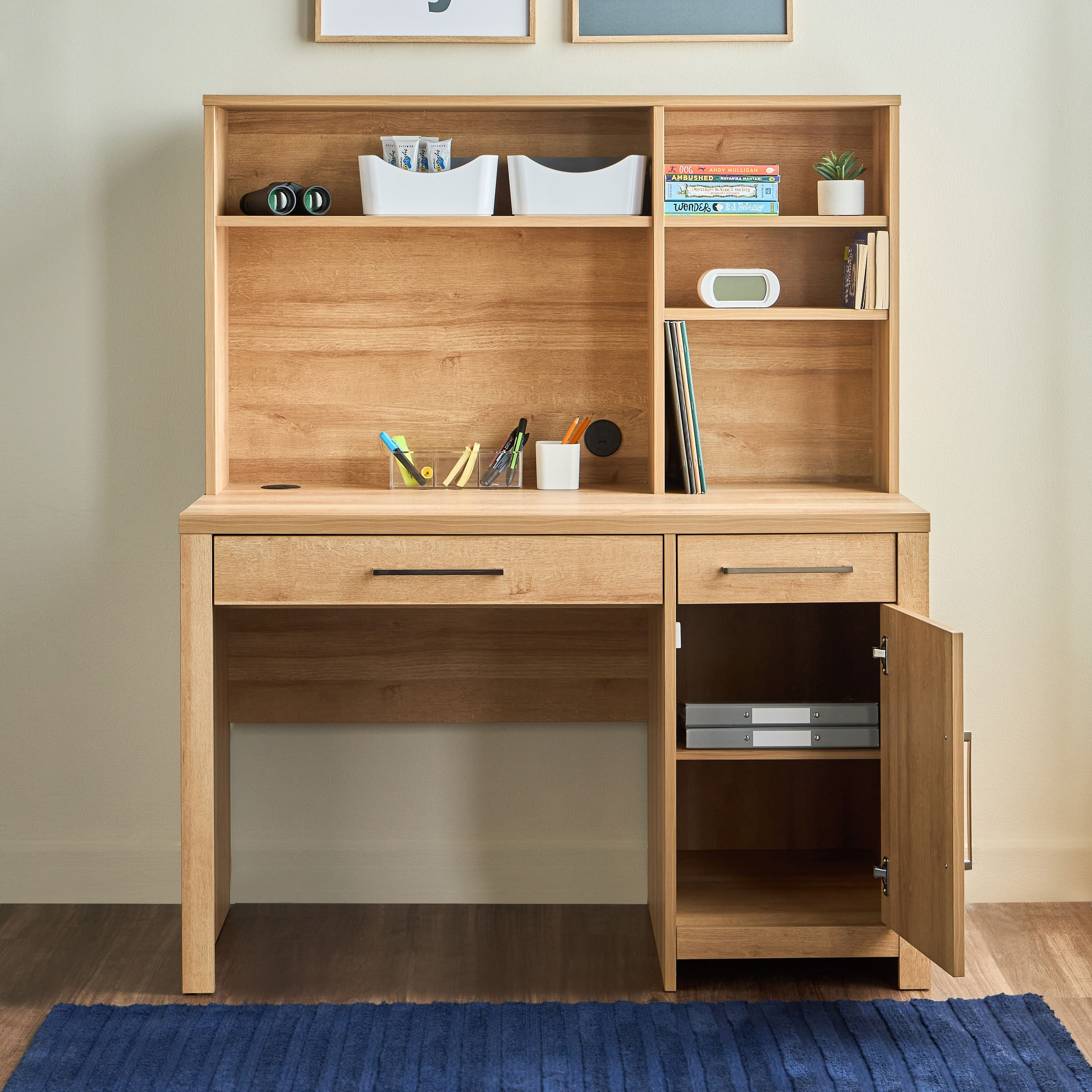 Bradley Study Desk with Hutch-babyandkids-roomfurniture-studydesks-image-3