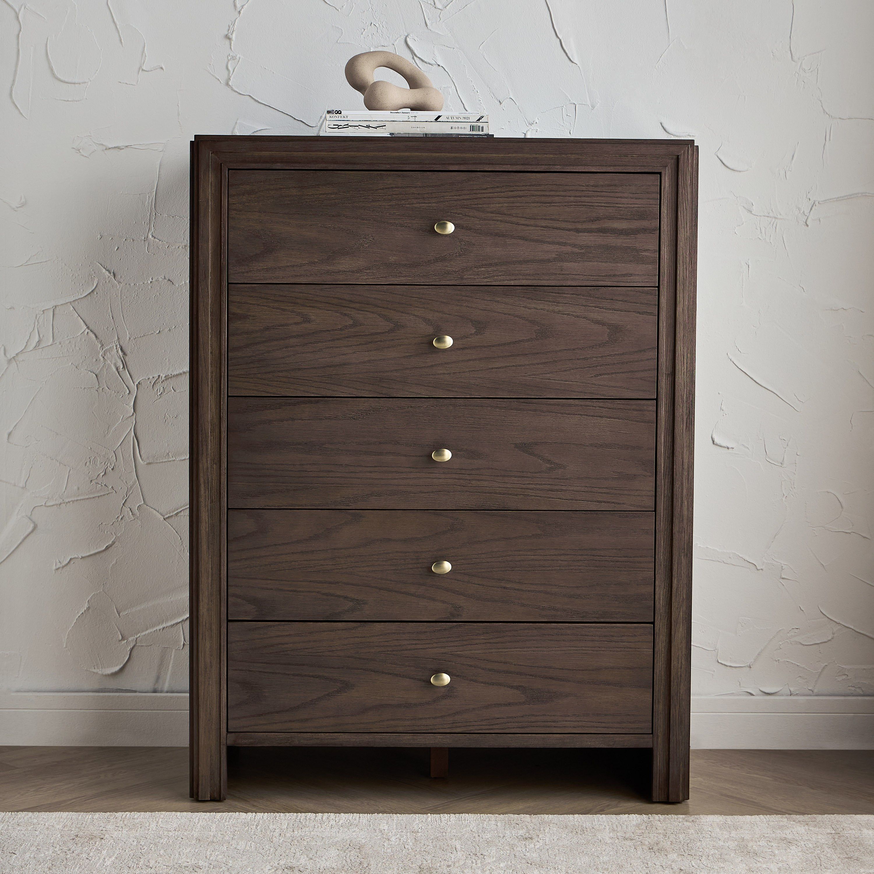 وحدة تخزين 5 أدراج - هيرتدج-furniture-bedroom-chestofdrawers-image-2