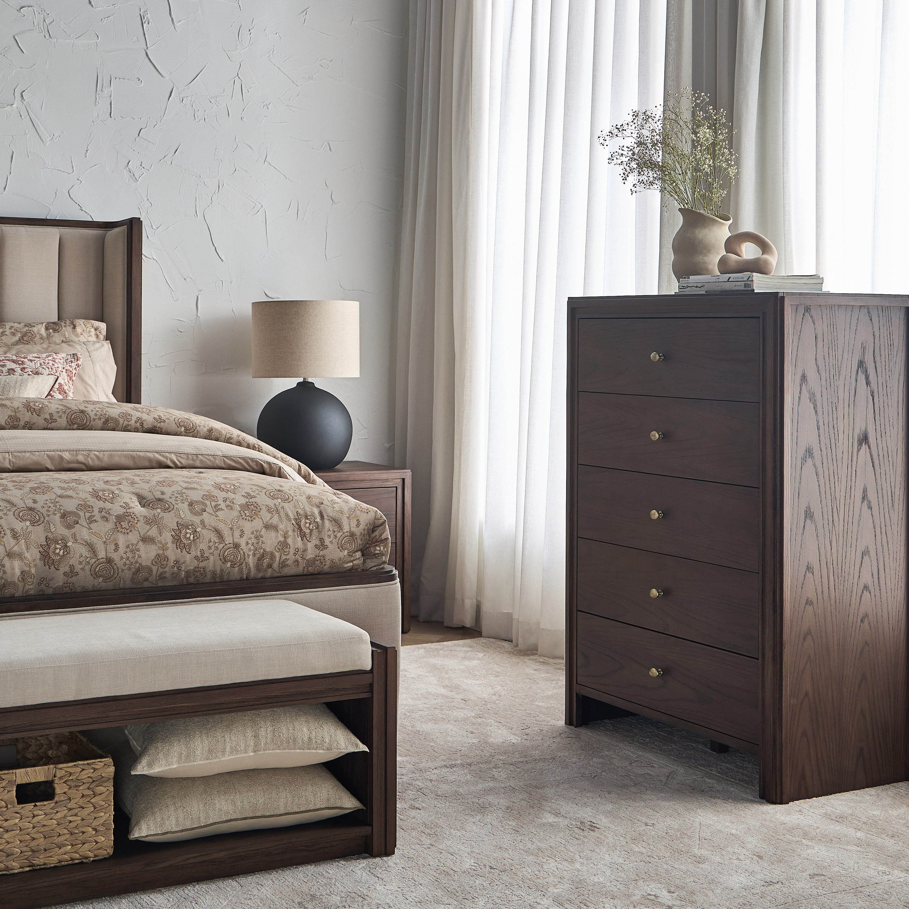 وحدة تخزين 5 أدراج - هيرتدج-furniture-bedroom-chestofdrawers-image-6
