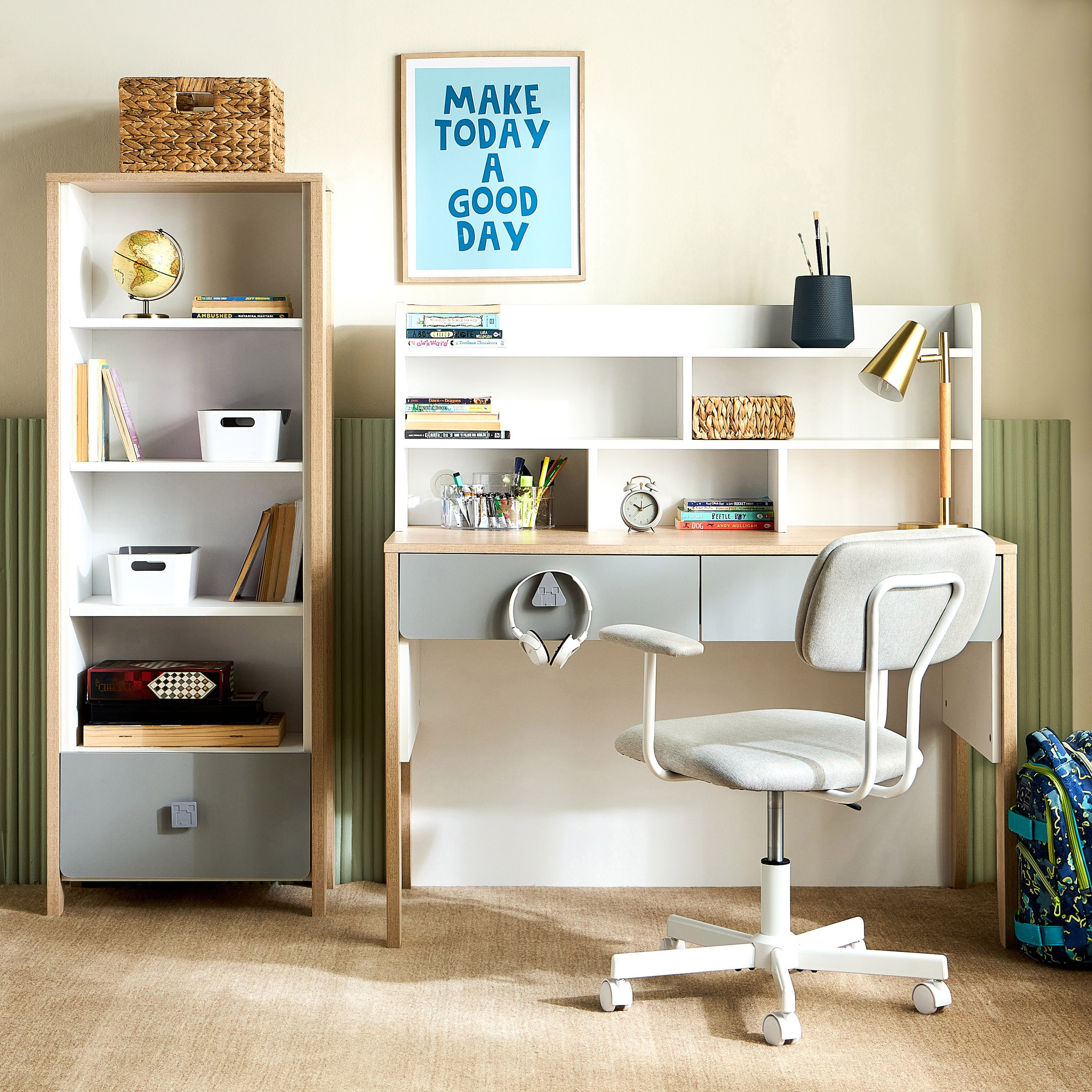 Julius Study Desk with Hutch-babyandkids-roomfurniture-studydesks-image-7