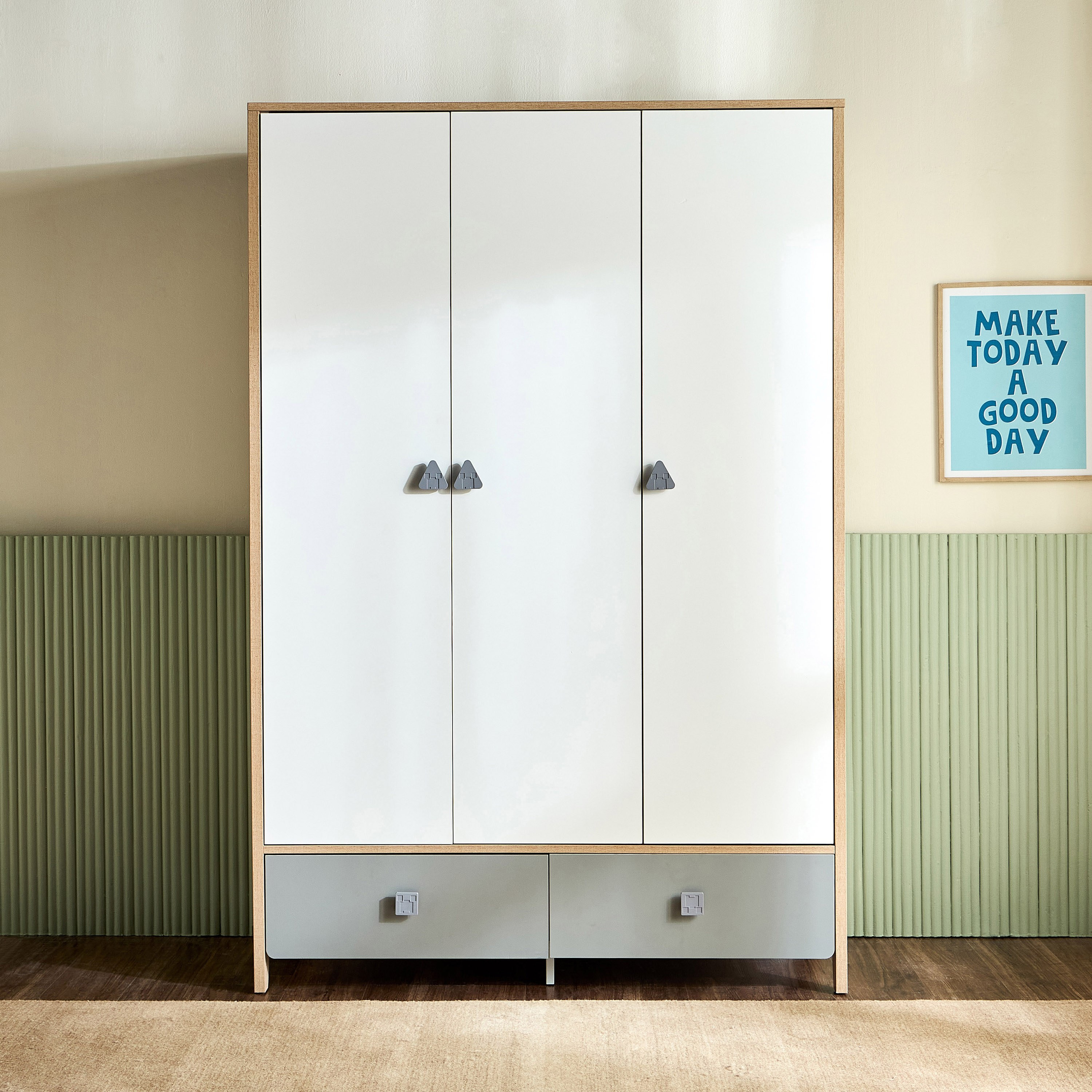 Julius 3-Door Wardrobe-babyandkids-roomfurniture-wardrobes-image-2