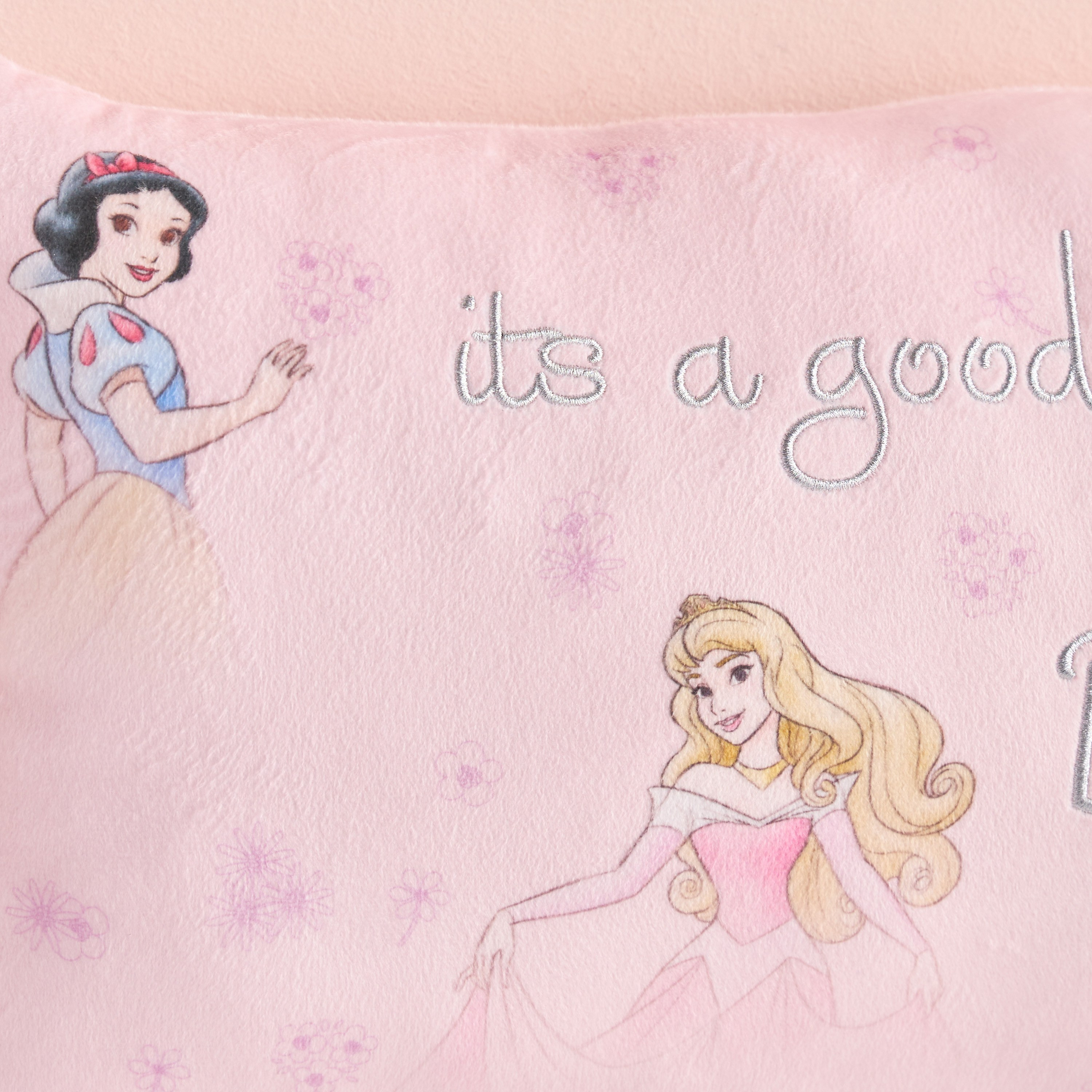 Disney Royal Princess Printed Filled Cushion - 30x60 cm-babyandkids-beddingandwindows-bedding-filledcushionsandcovers-image-2