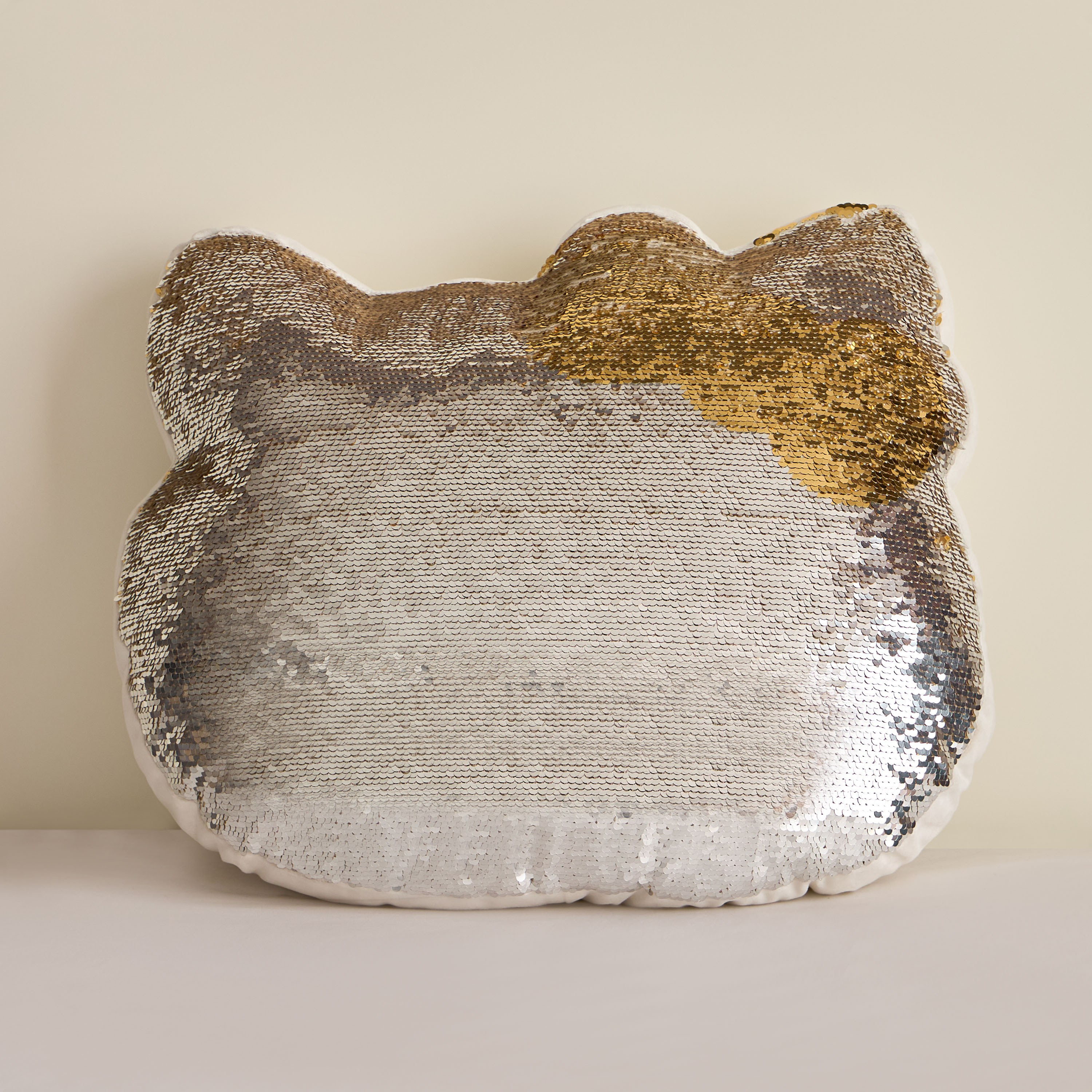 Hello Kitty Sequin Filled Cushion - 48x40 cm