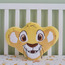 Disney Lion King Shaped Cushion - 27x40 cm-kids-beddingandwindows-bedding-filledcushionsandcovers-image-1