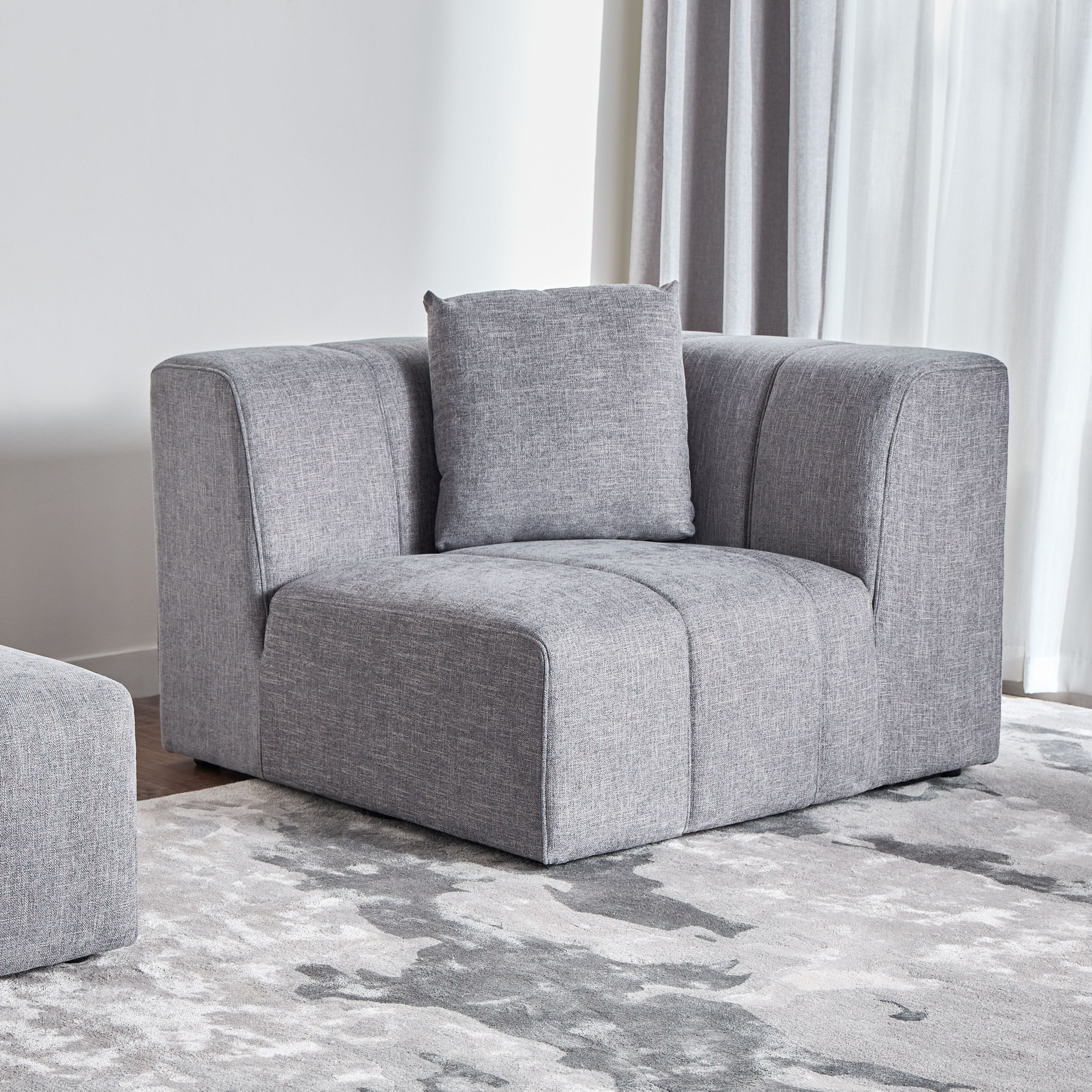 Shop Lounge Fabric Modular Wedge | Homecentre Oman
