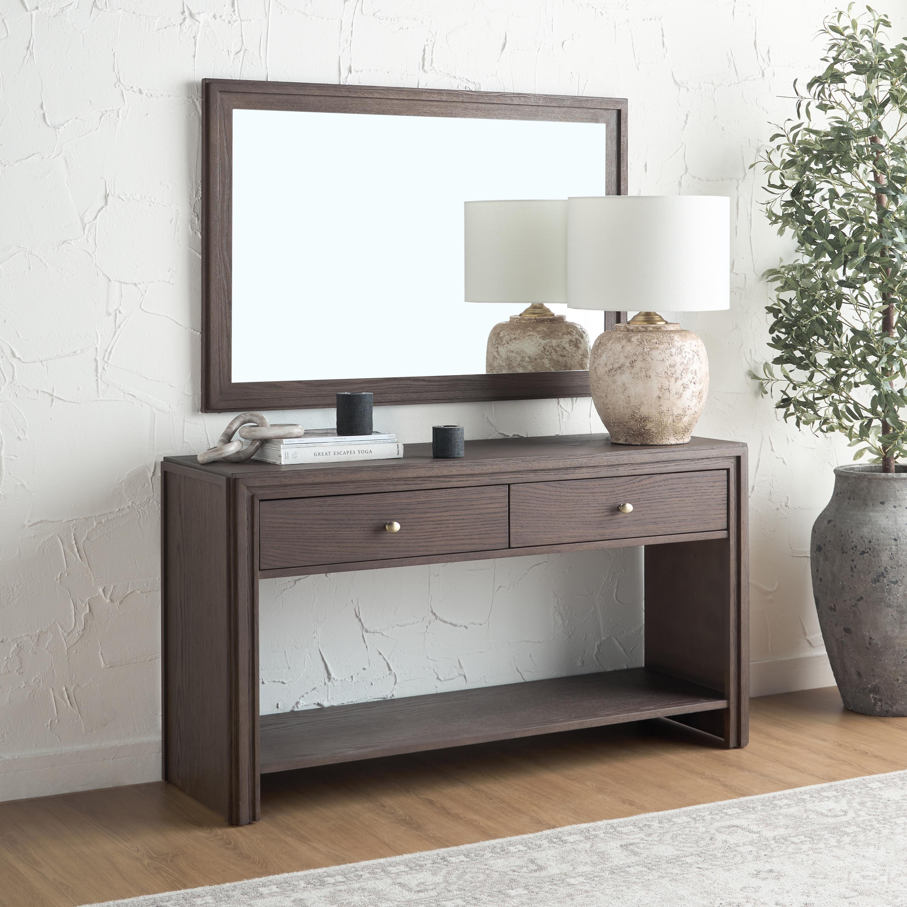 Heritage Console Table with Mirror