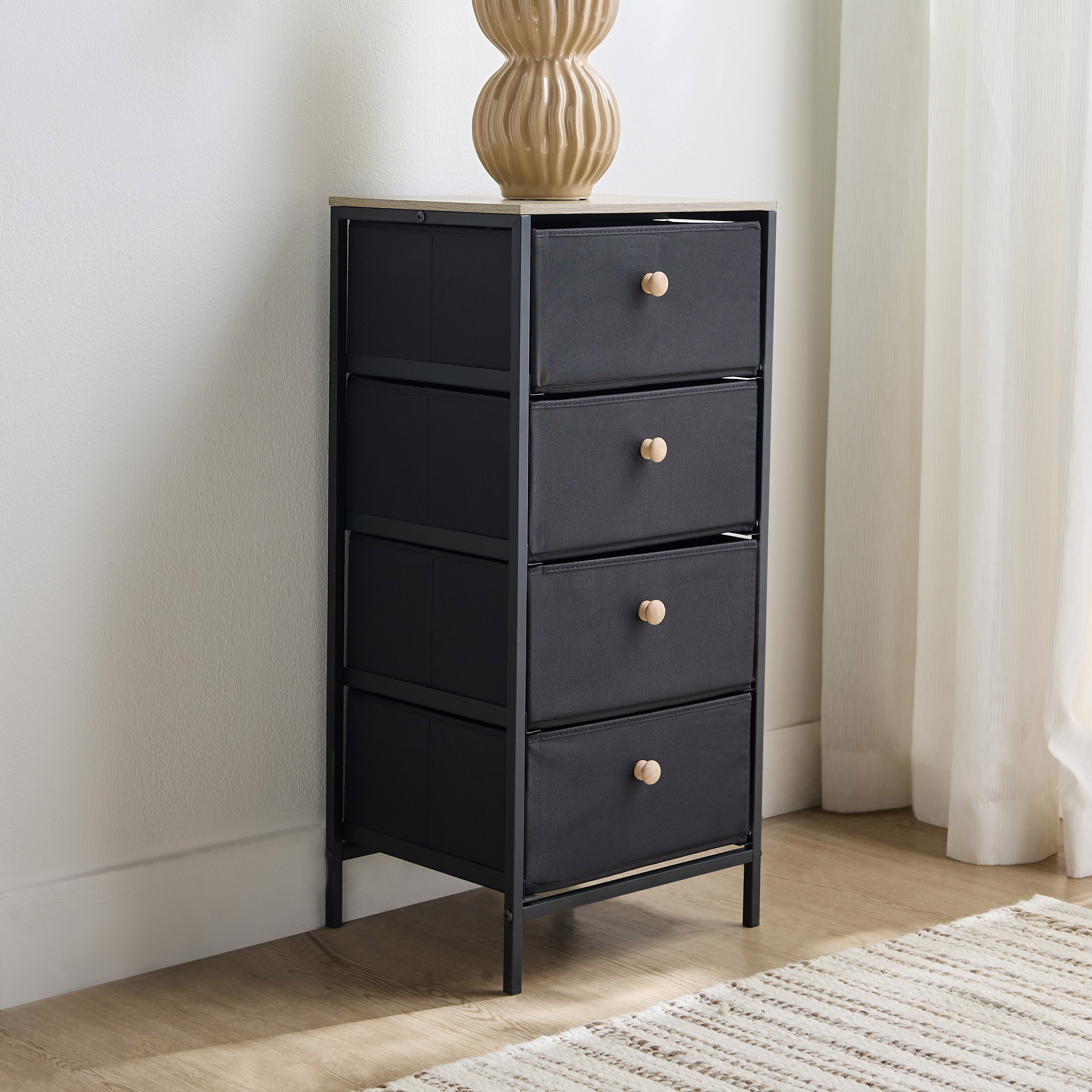 Brody 4-Tier Storage Rack - 30x35 cm